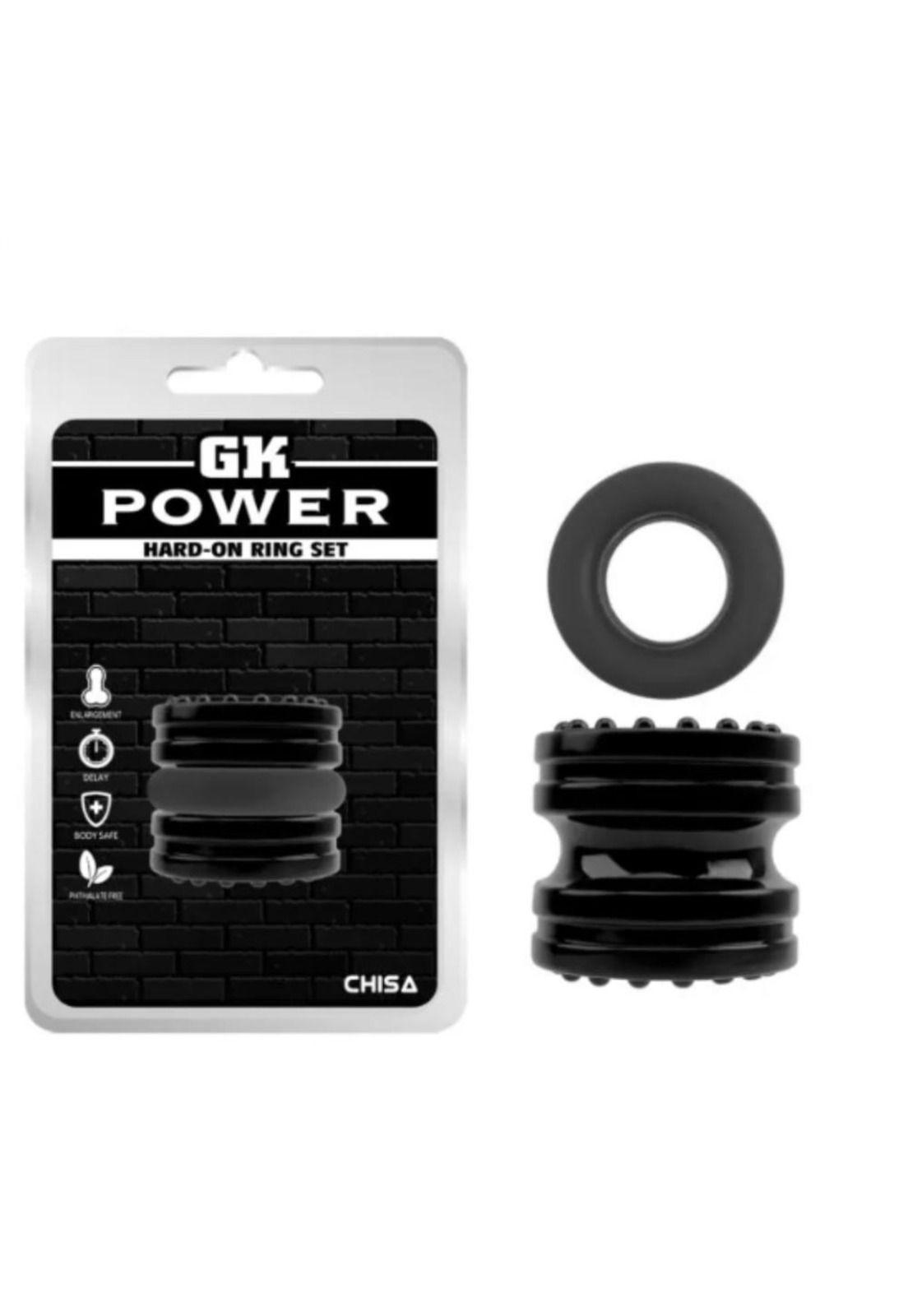 Anillo Para Pene FLexible  Doble Refuerzo GKPOWER Chisa-0