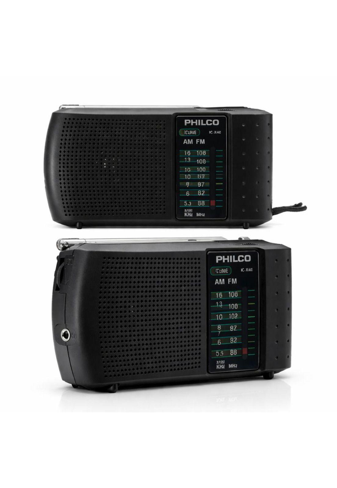 Radio Portátil Philco IC-X40 AM/FM Clásica Compacta-5