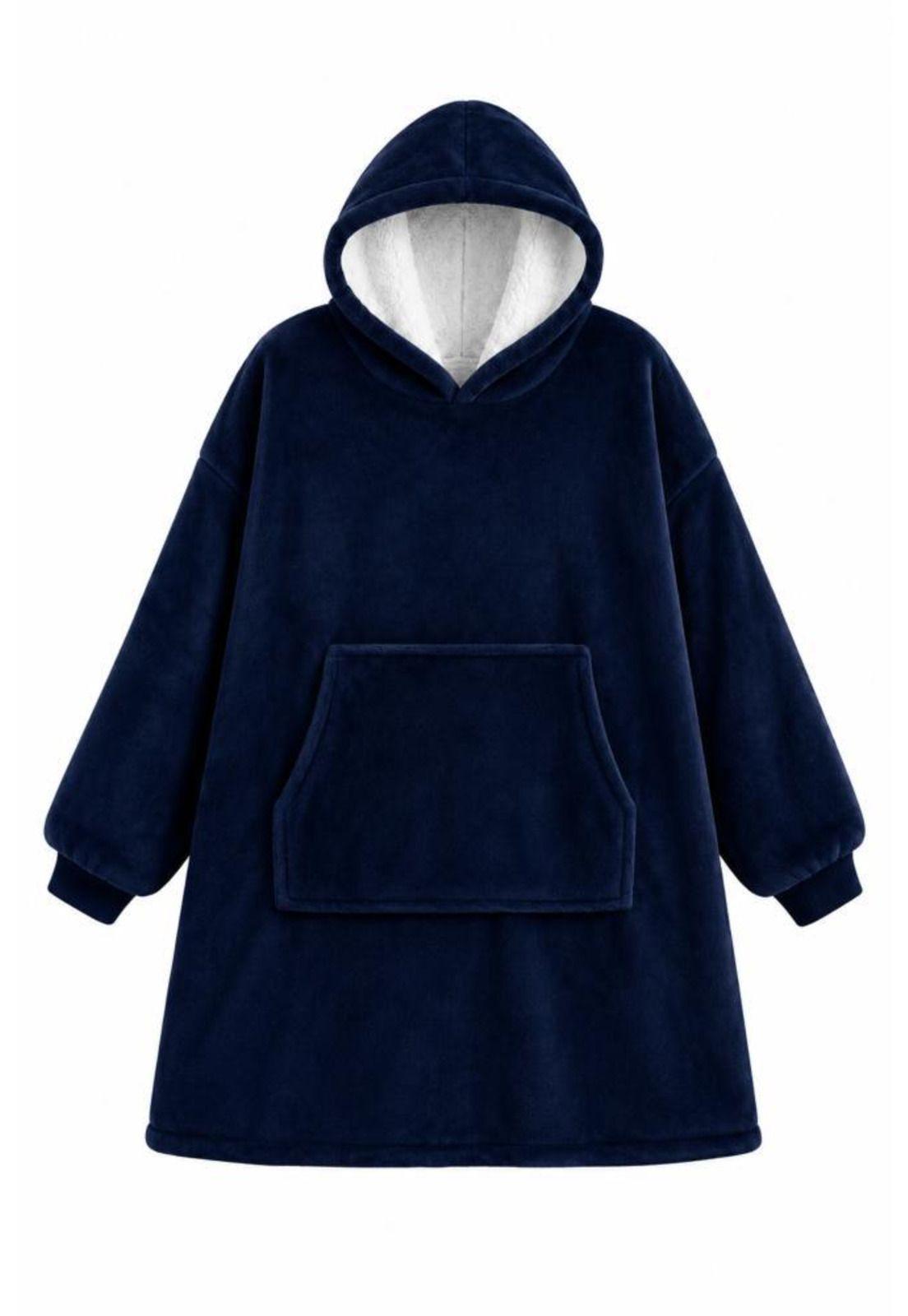 Poleron Felpa Capucha Manta Polar Invierno Unisex Talla Unic-3