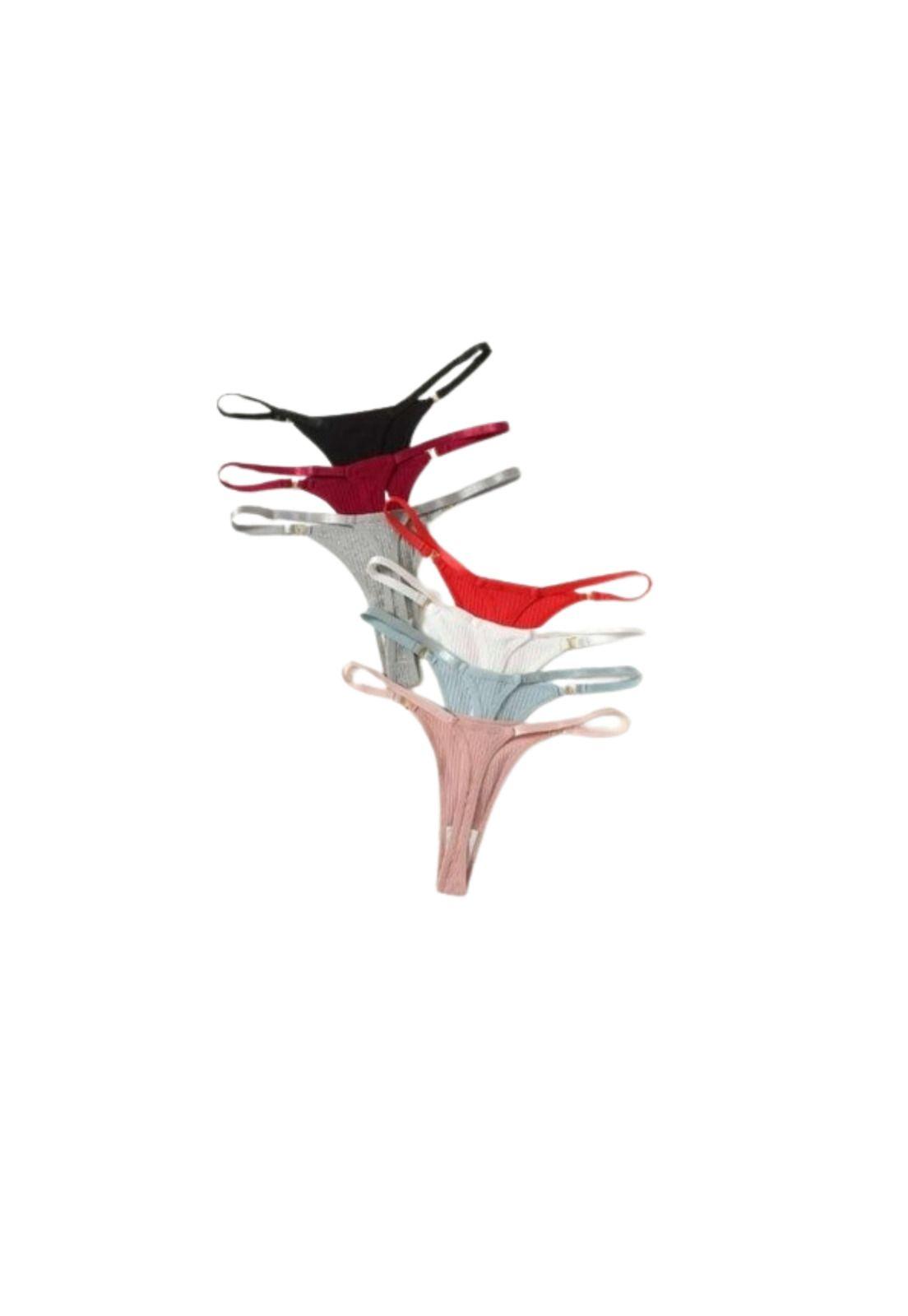 Set Colale X 7pzas Colores Surtidos Hilo Tira Delgada Sexy-3
