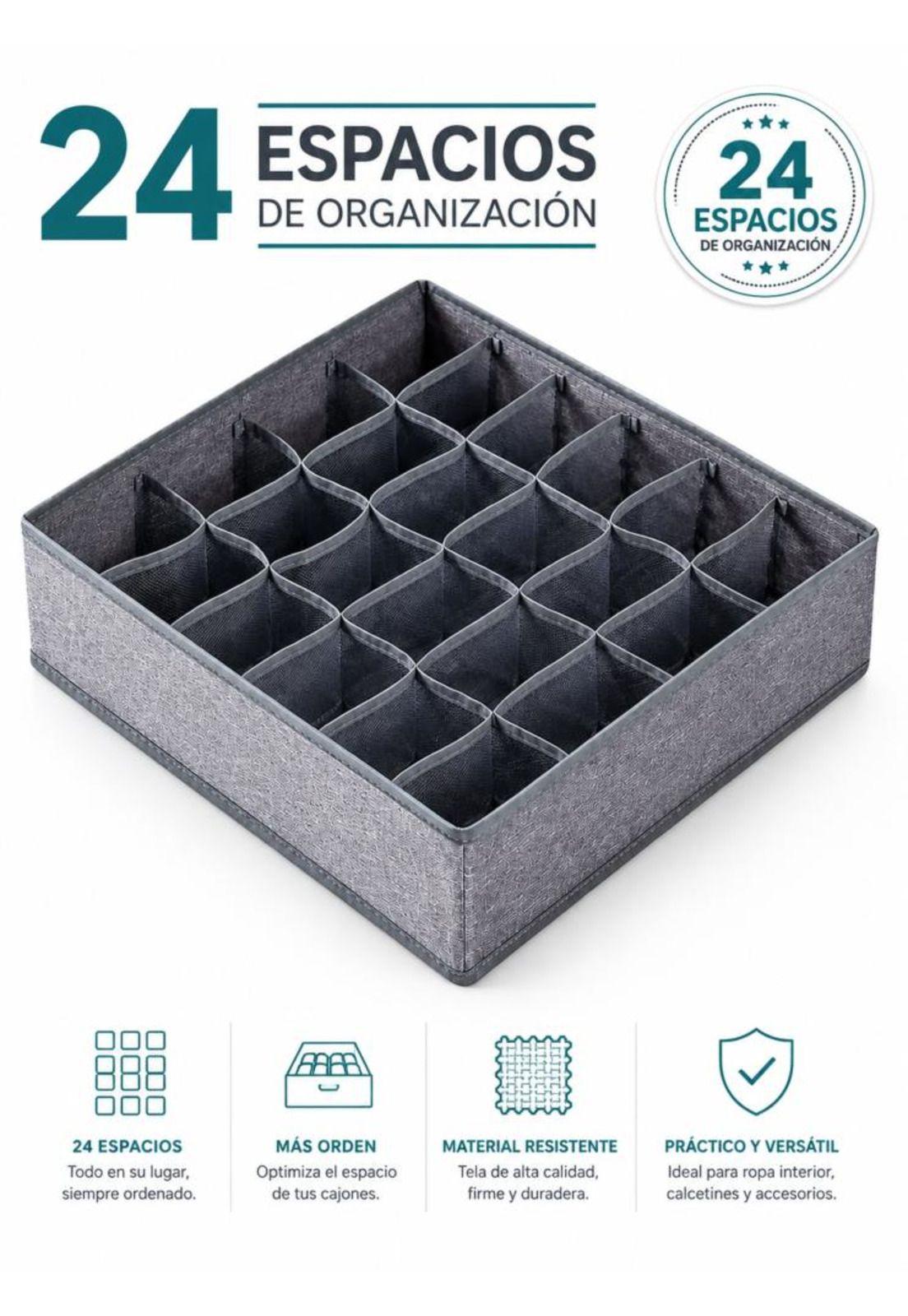 Organizador de Ropa Interior y Calcetines 24 Compartimentos-1
