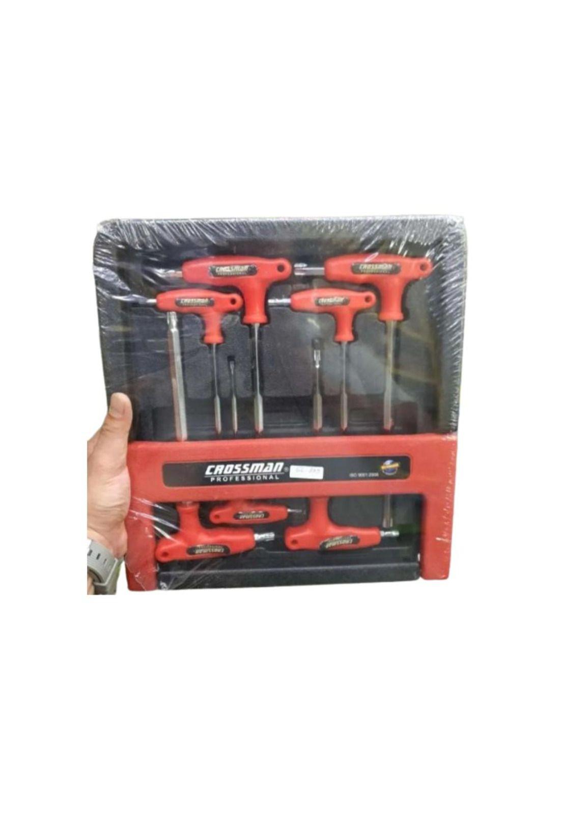 Juego Llave Allen Tipo T Crossman 7 Piezas 2.5-10mm 66799-2