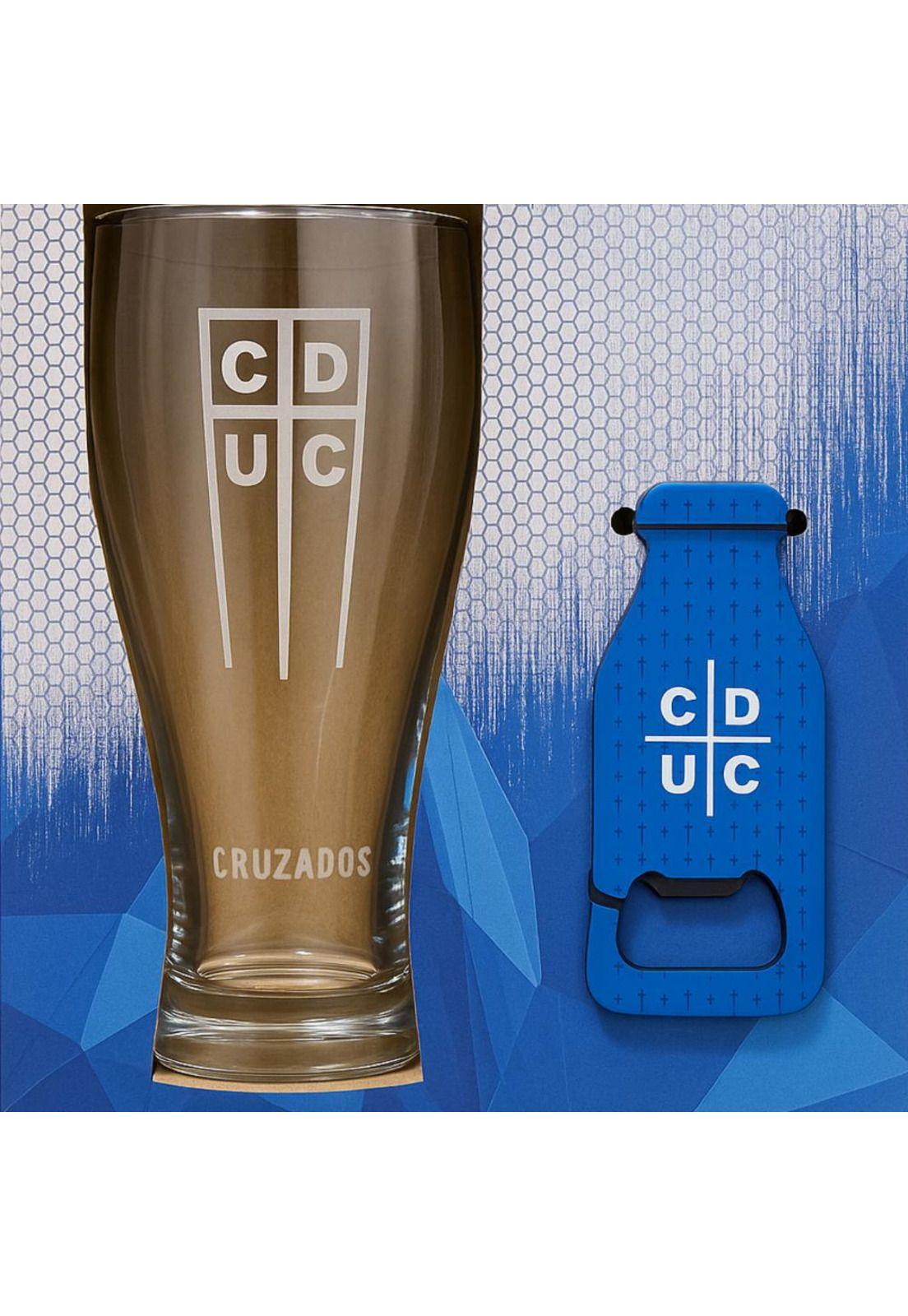 Set Cervecero Cruzado Oficial CDUC Shopero y Destapador-2