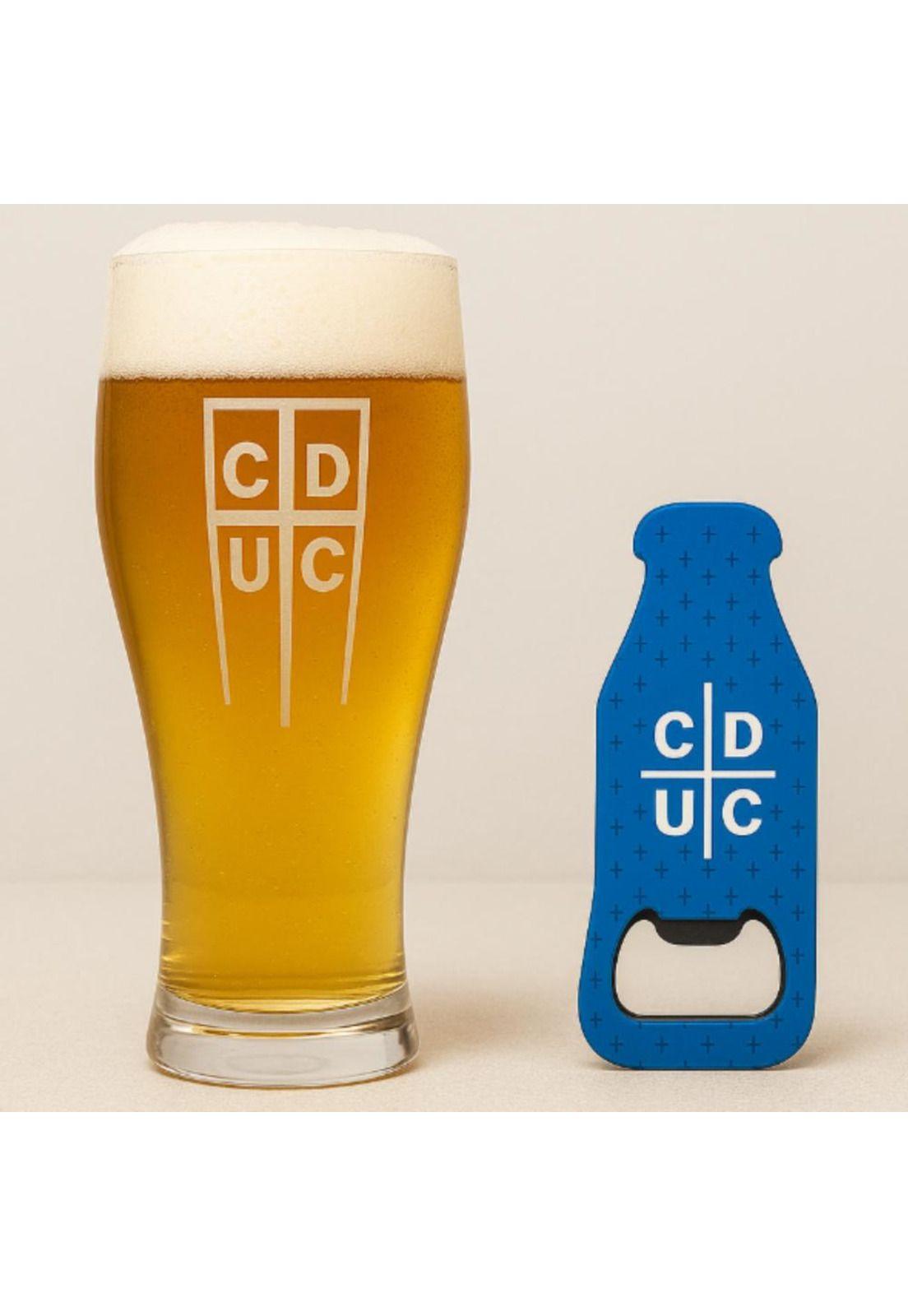 Set Cervecero Cruzado Oficial CDUC Shopero y Destapador-3