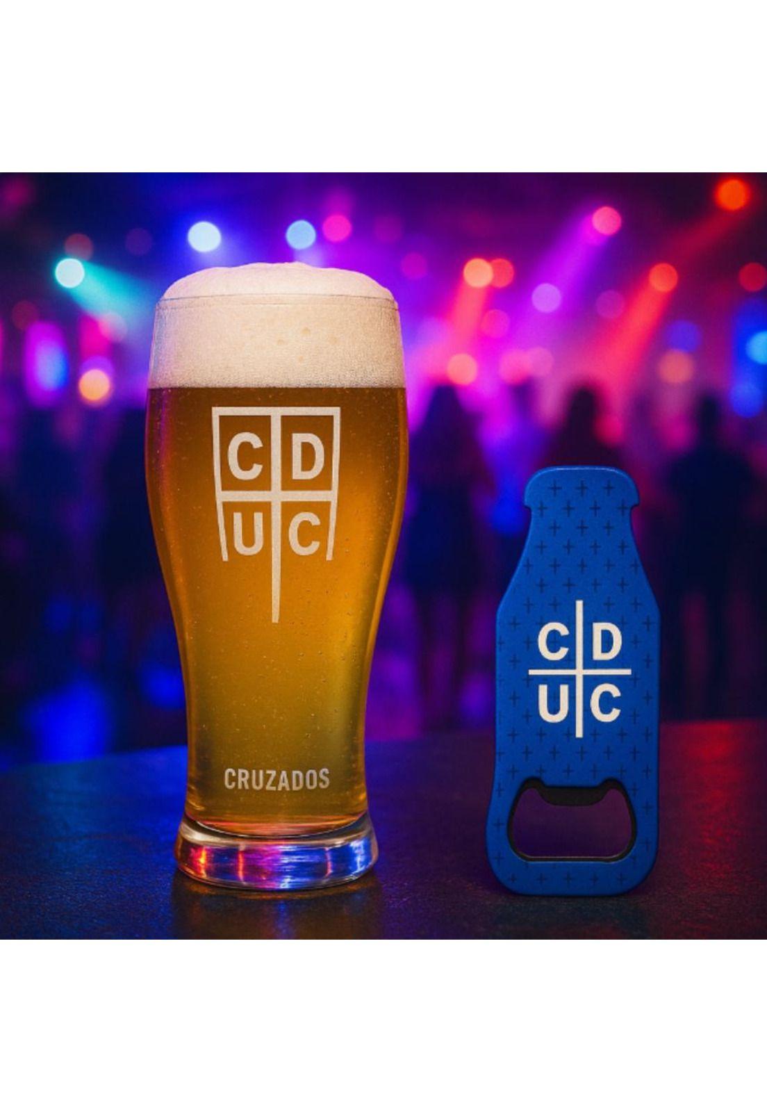 Set Cervecero Cruzado Oficial CDUC Shopero y Destapador-5