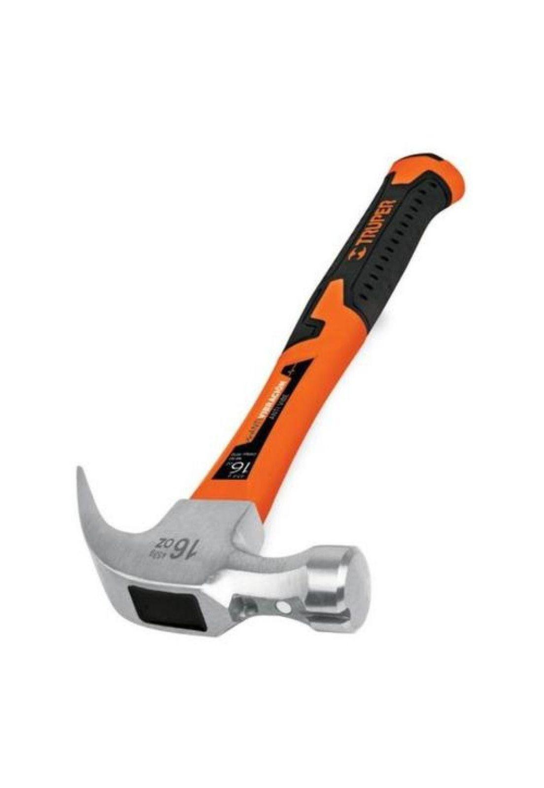 Martillo Forjado Uña Curva 16oz Mango Fibra De Vidrio Truper-3