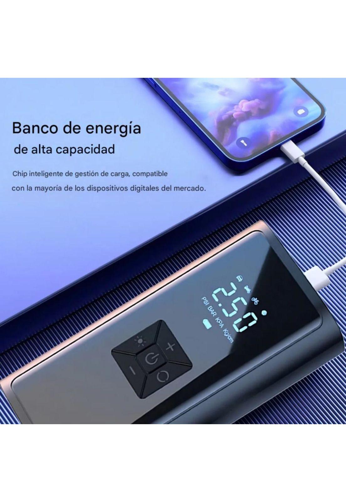 Compresor de Aire Portátil  Inflador de Neumáticos Digital-5