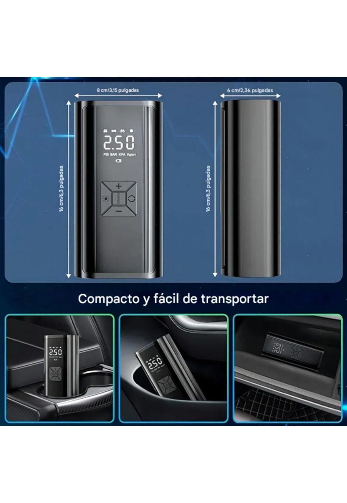 Compresor de Aire Portátil  Inflador de Neumáticos Digital-9