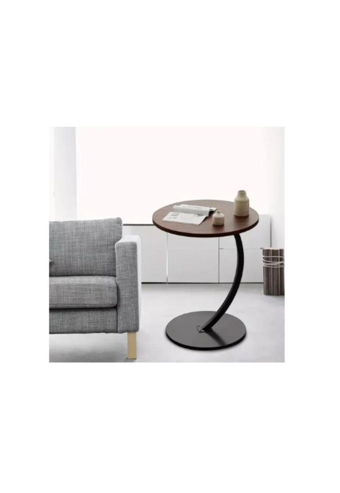 Mesa de Centro Redonda Para Hogar Salón Dormitorio Estable-2