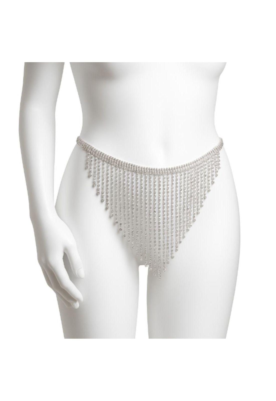 Cadena Decorativa de Flecos con Brillantes-3