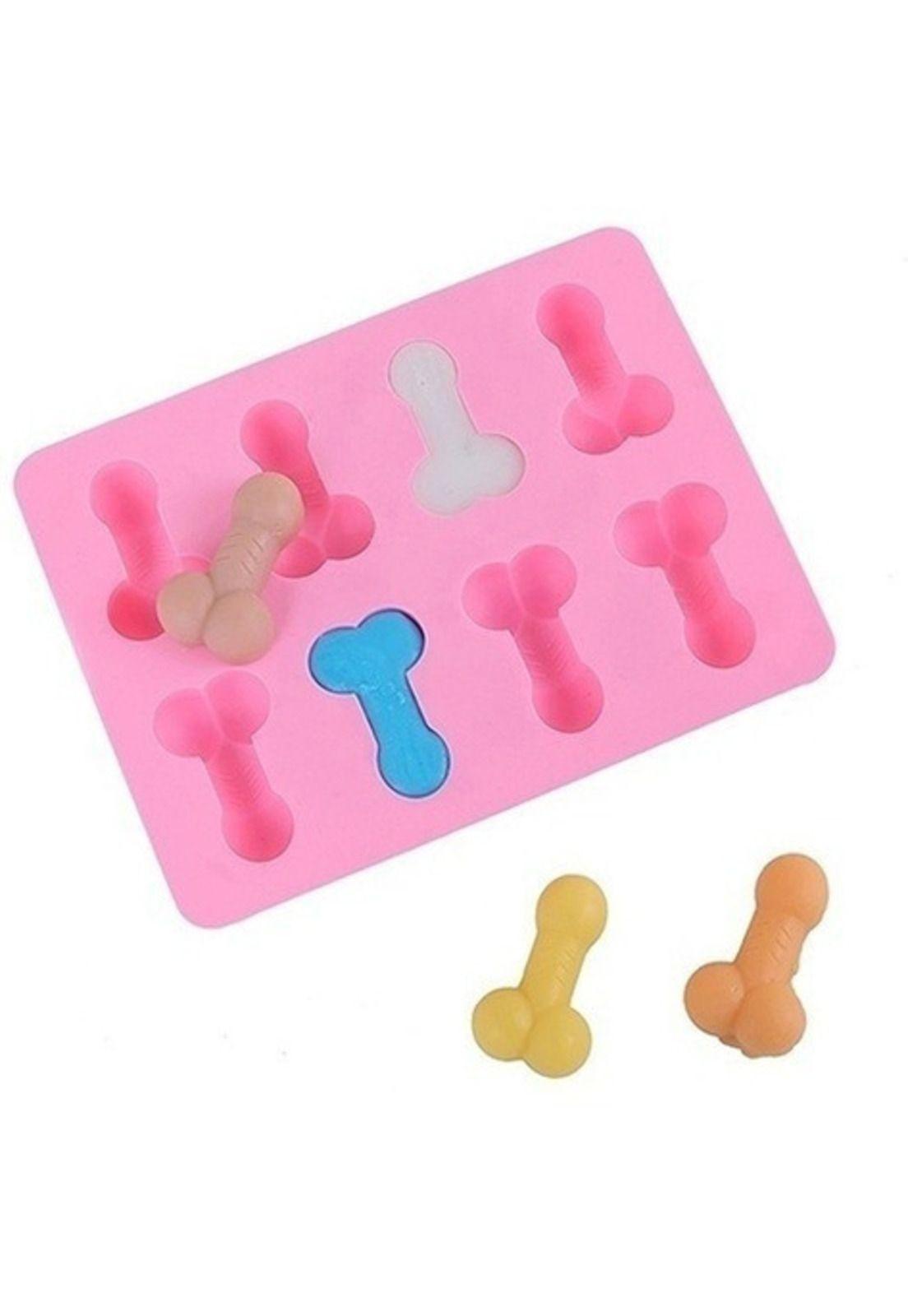 Molde Silicona Pene Gelatinareposteria Jabón Chocolate Hielo-2