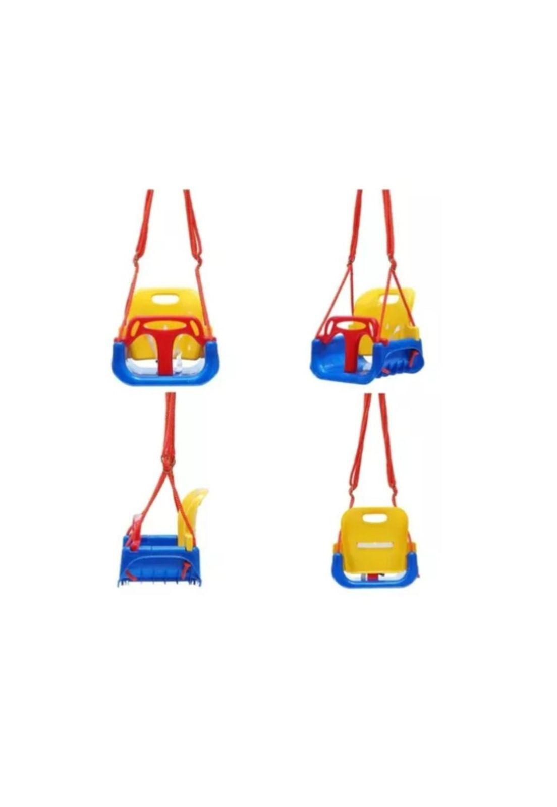 Silla Columpio 3 En 1 Ajustable Portátil Niños Asiento Bebé-3