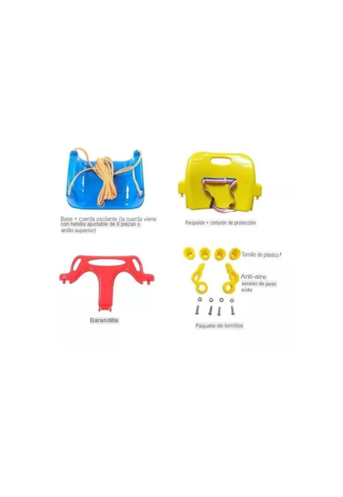 Silla Columpio 3 En 1 Ajustable Portátil Niños Asiento Bebé-9