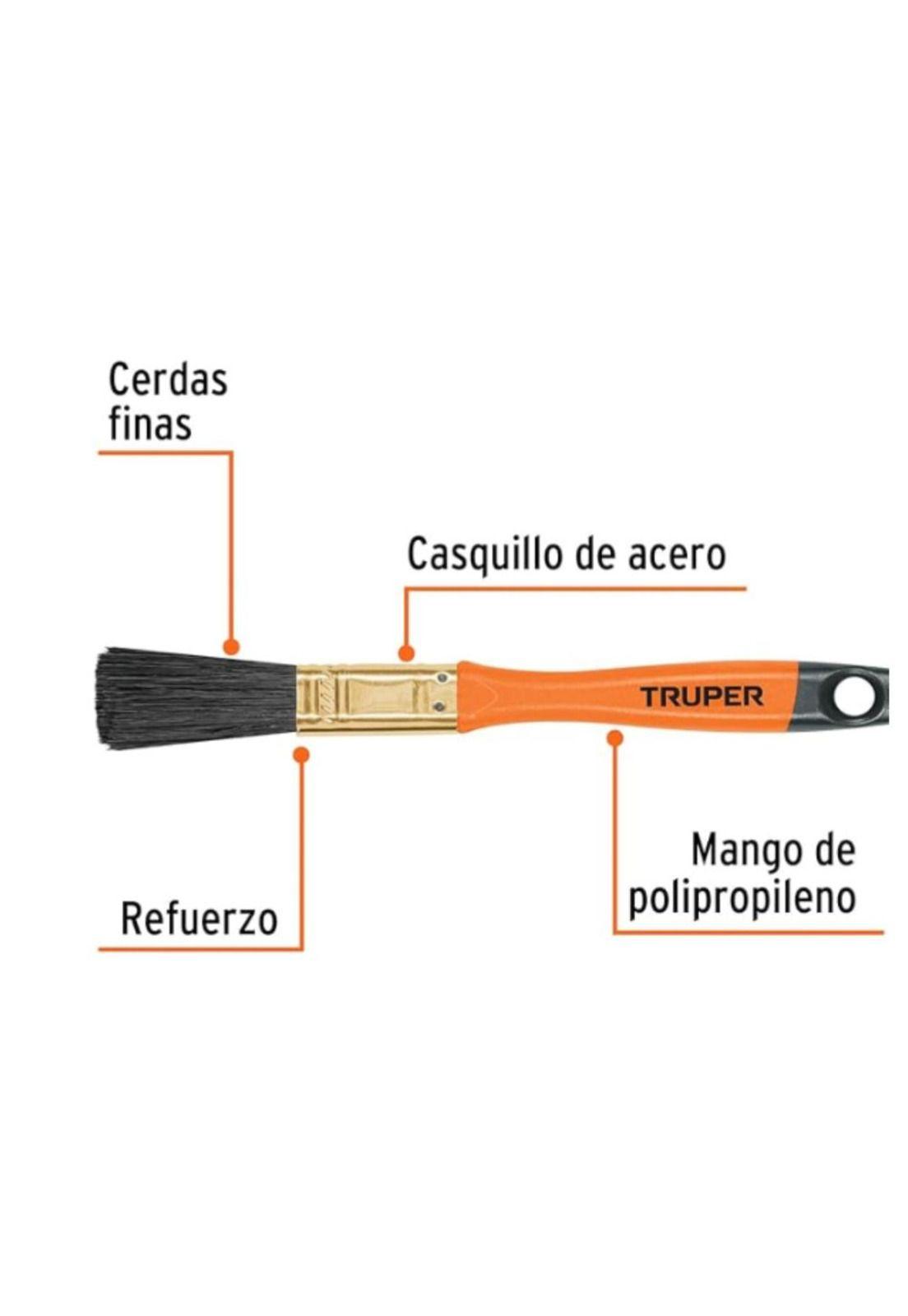 Brocha Profesional Uso General Truper 1 25.4mm-2