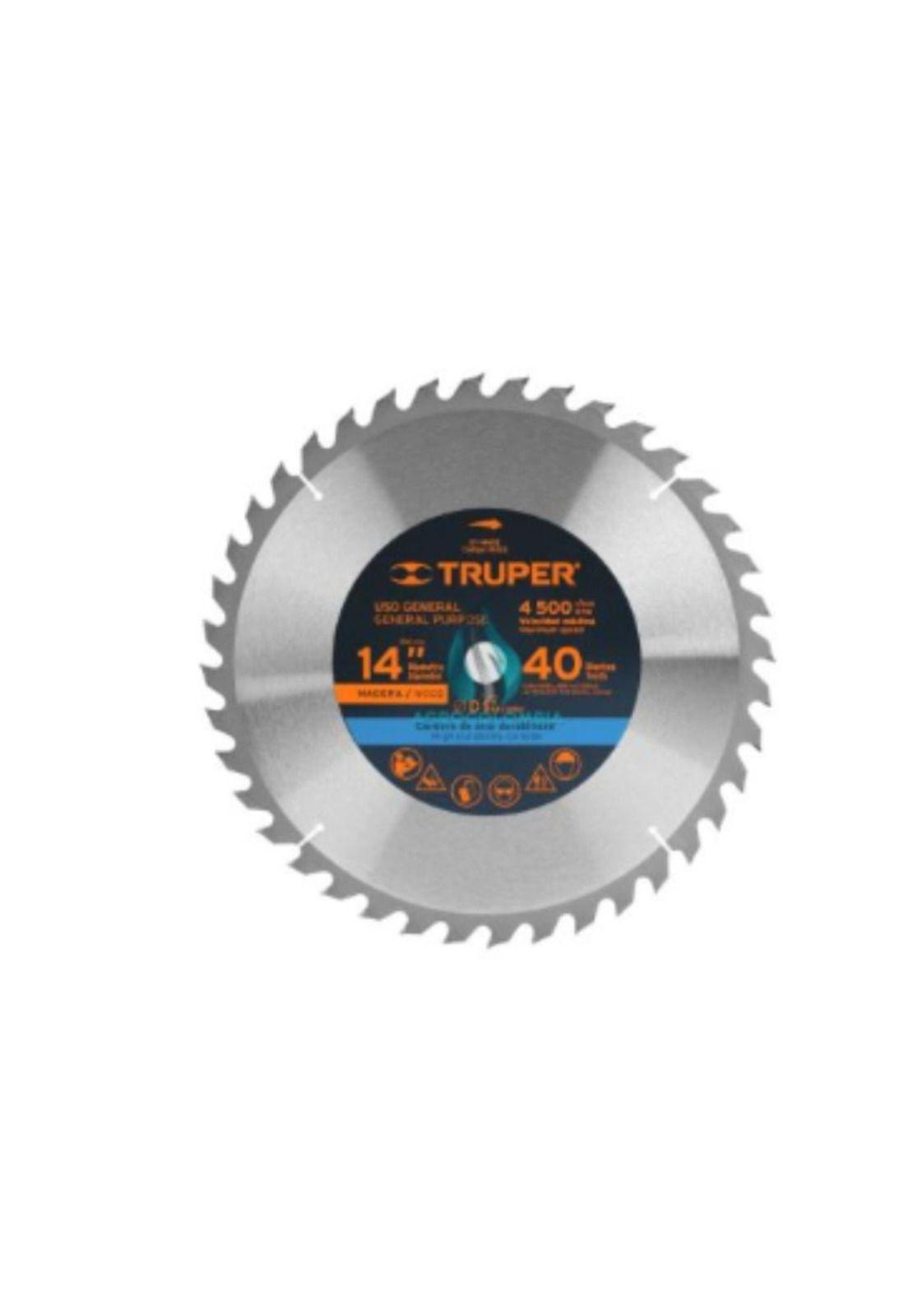 Disco Sierra Circular 7 1/4 Pulgadas 40 Dientes Truper-2