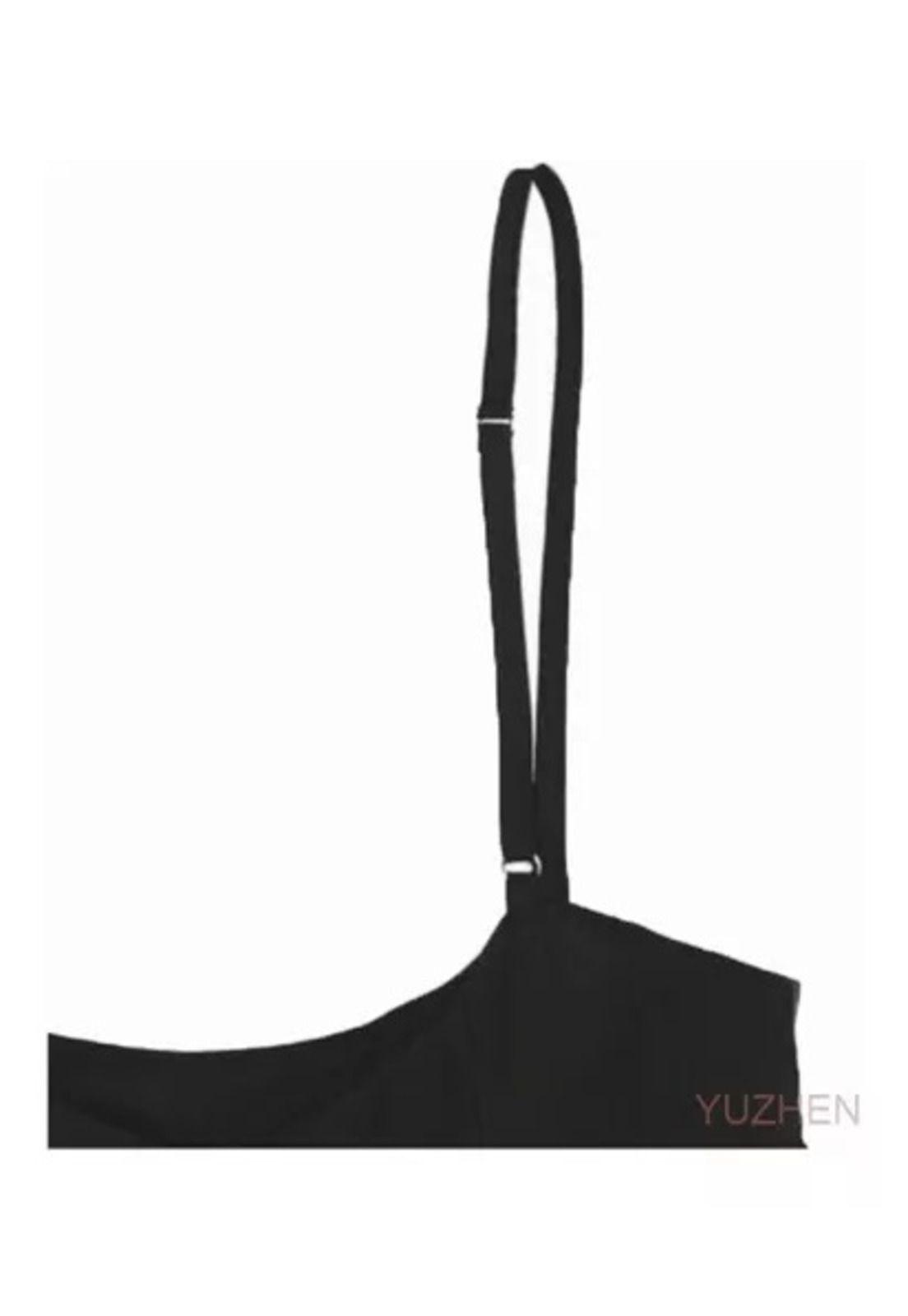 Conjunto Falda Plisada Con Tirantes, Minifalda De Patinadora-1