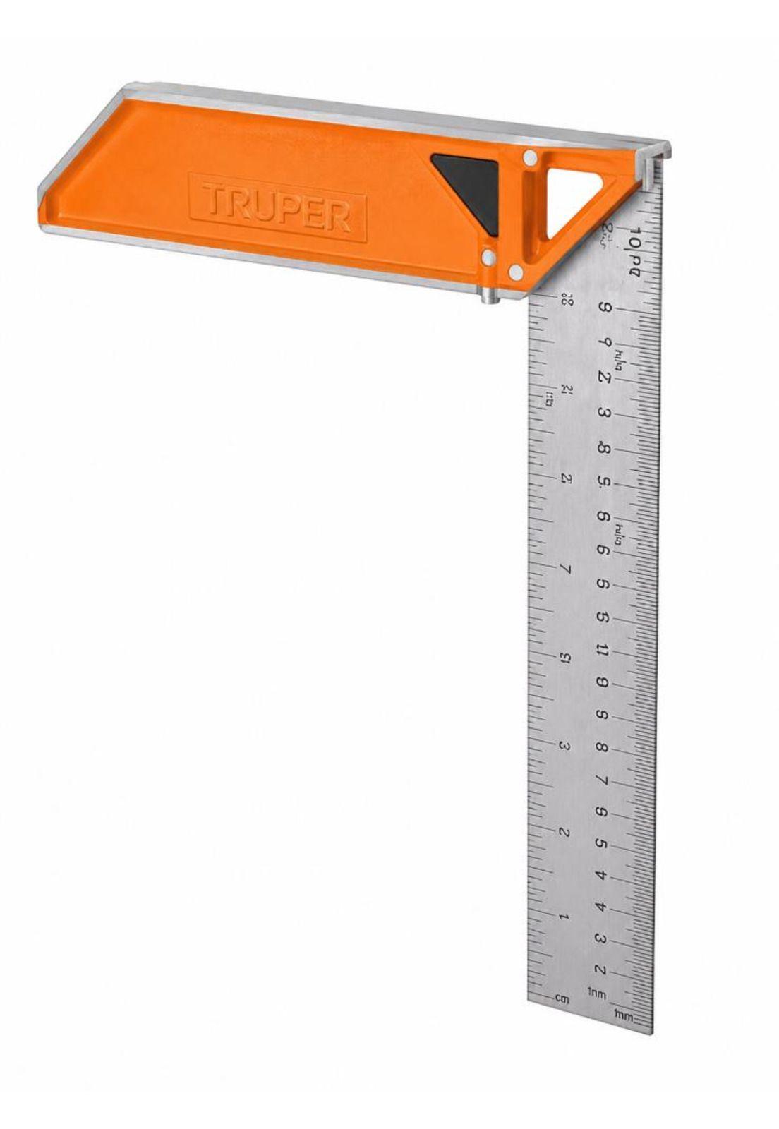 Escuadra De Carpintero 10 PuLG De Aluminio Truper Ec-10-3