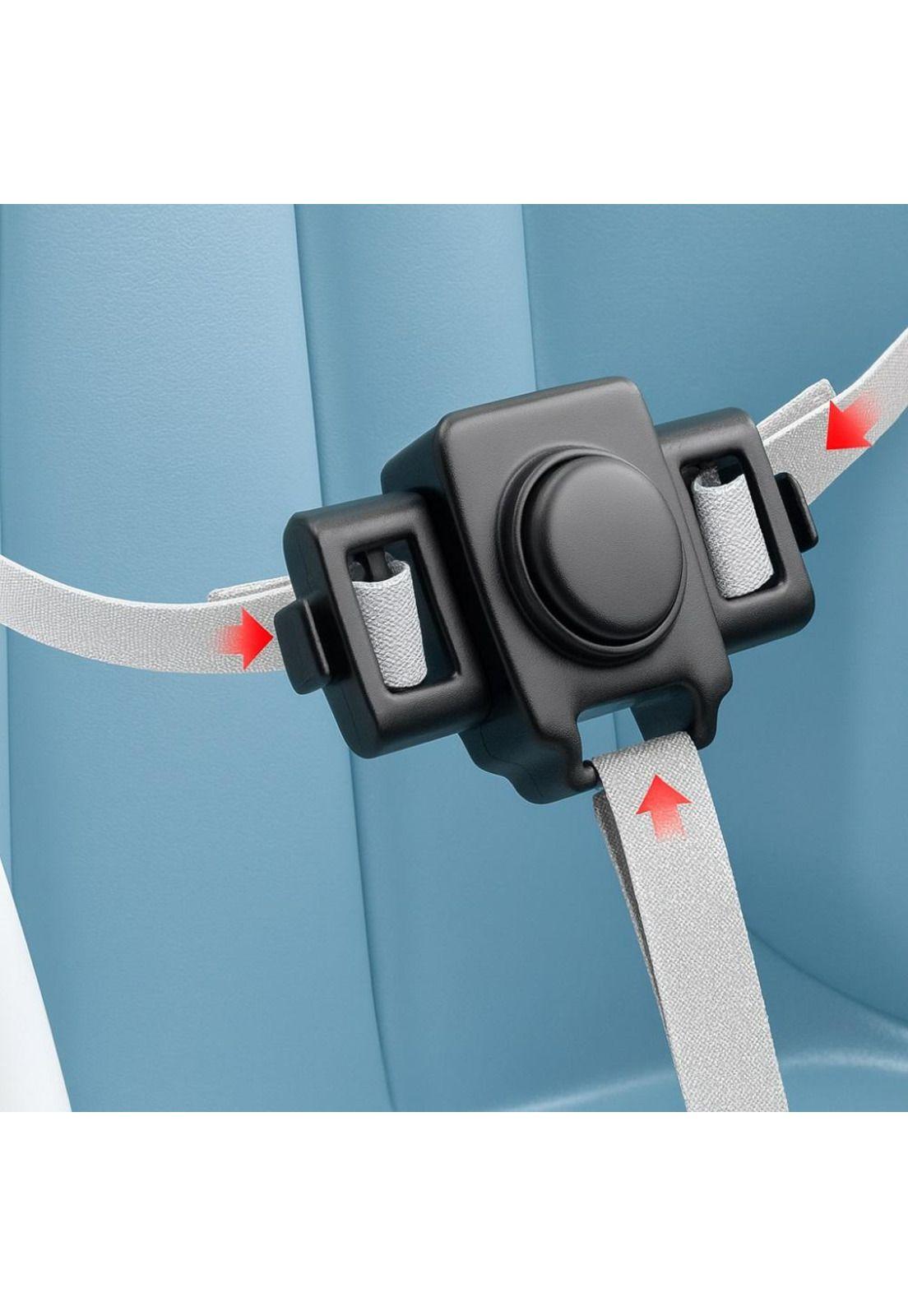 Silla De Comer Para Bebés Portátil Con Ruedas Ajustable-3