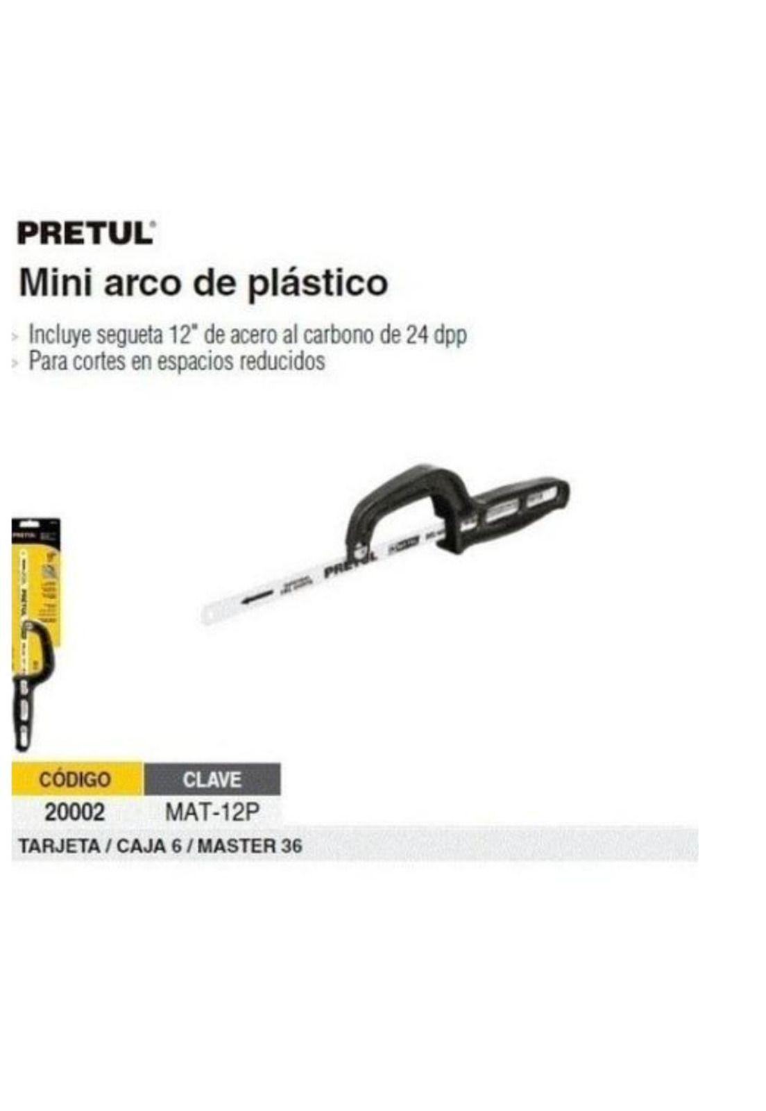 Arco Sierra Pretul (truper) Mini # Mat-12p Mango Ergonomico-2