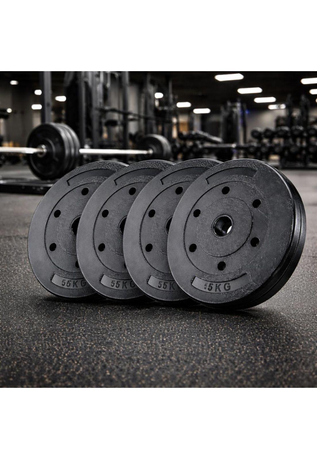 Set 4 Discos Preolímpicos PVC 5kg 20kg Total-4