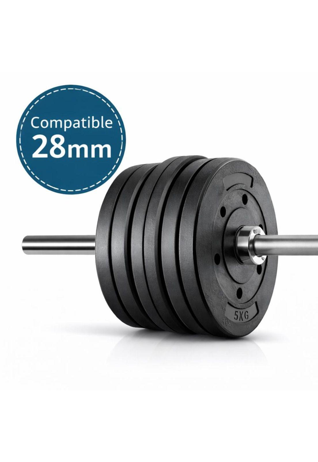 Set 4 Discos Preolímpicos PVC 5kg 20kg Total-5