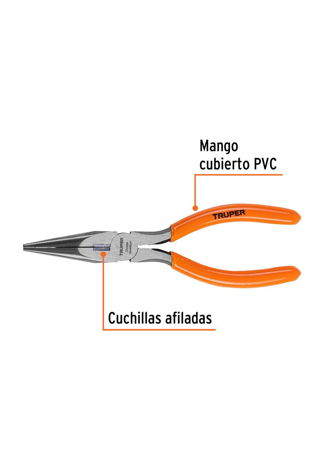 Alicate De Punta Y Corte 7 Truper-3