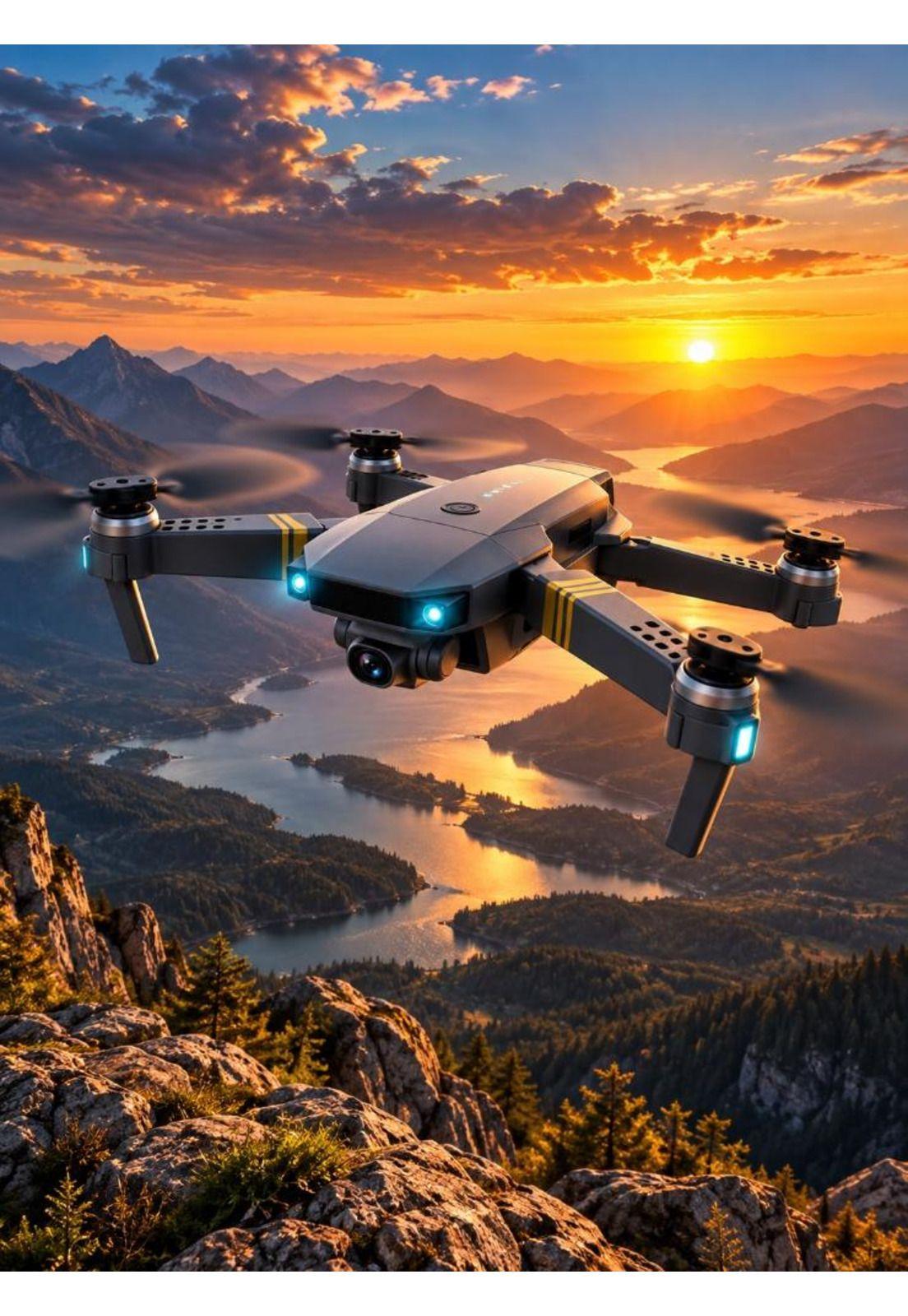 Drone Con Cámara Wifi App Control + Batería Recargable-2