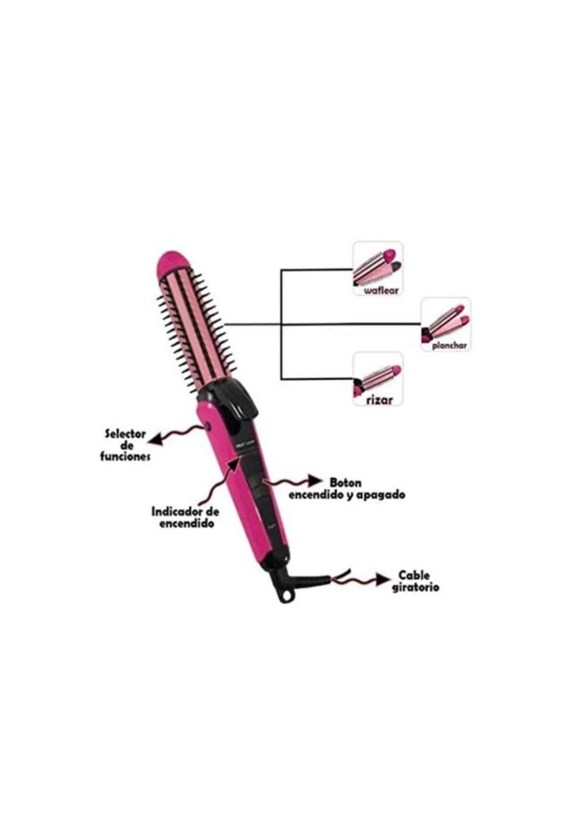Onduladora Rizadora Peinador de Pelo Profesional 3 en 1-9