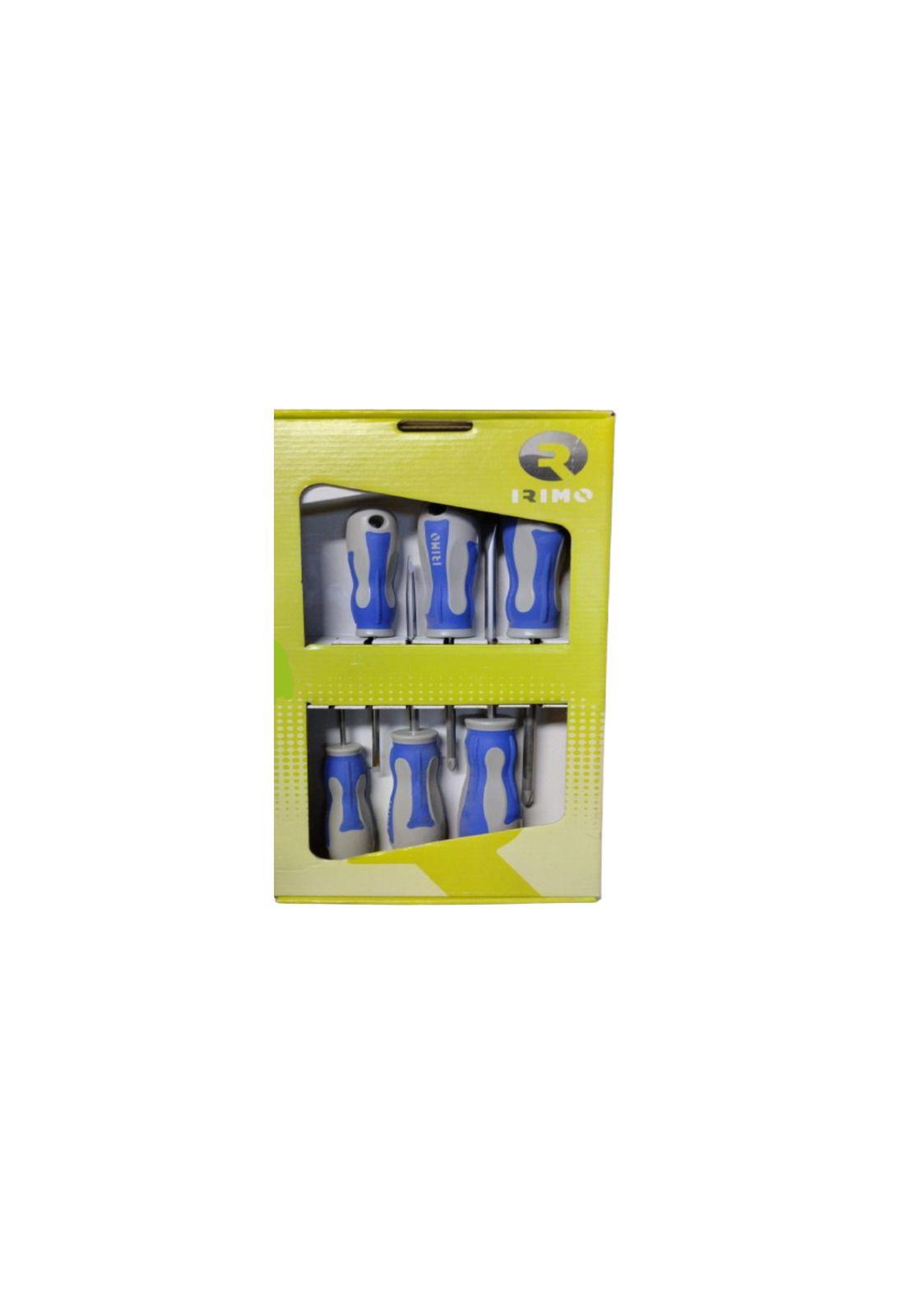 JUEGO DESTORNILLADORES Ranurados y Phillips, 6 piezas  459-6-C IRIMO-0