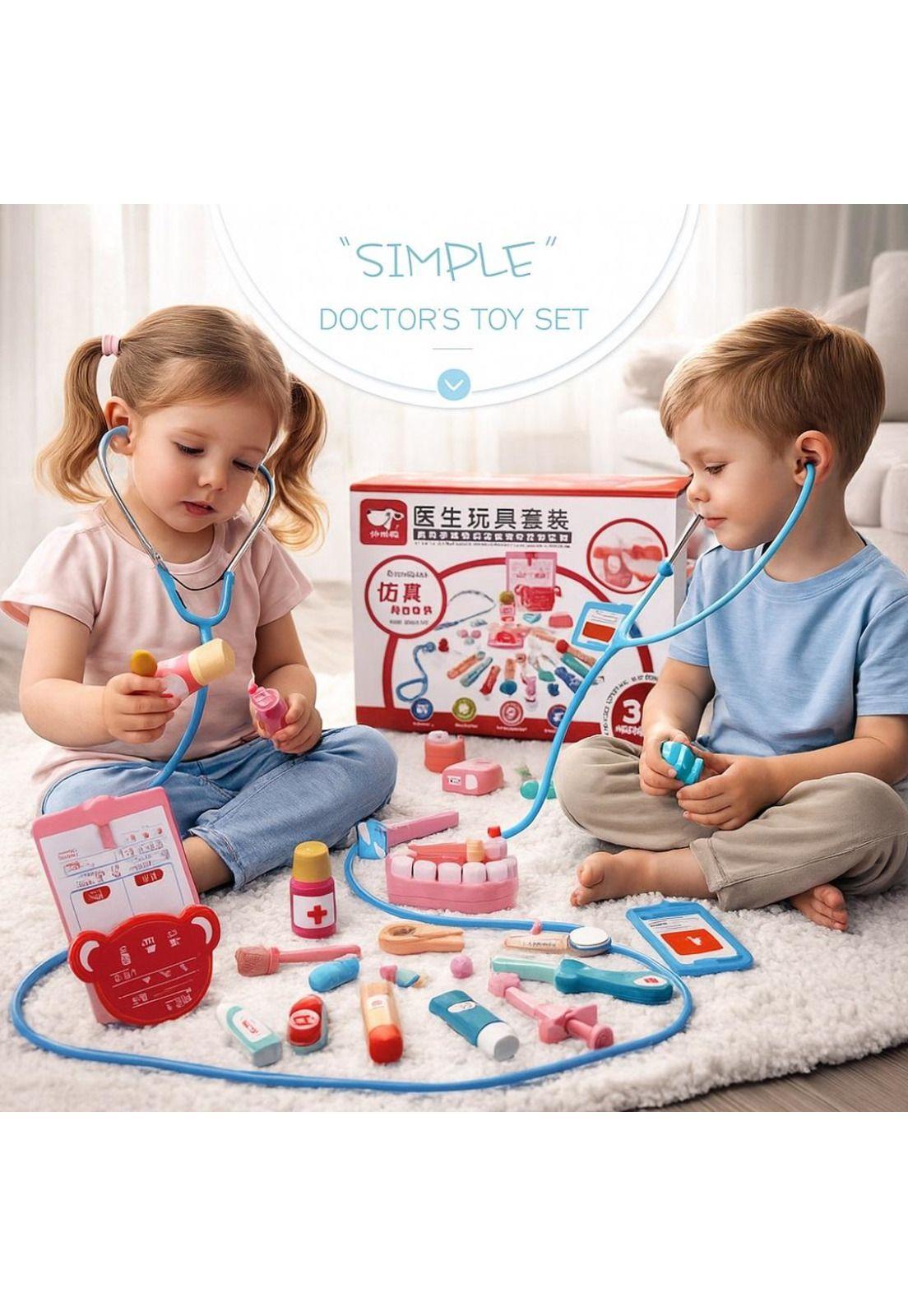 Juguete Didáctico Kit Dentista Infantil De Madera-3