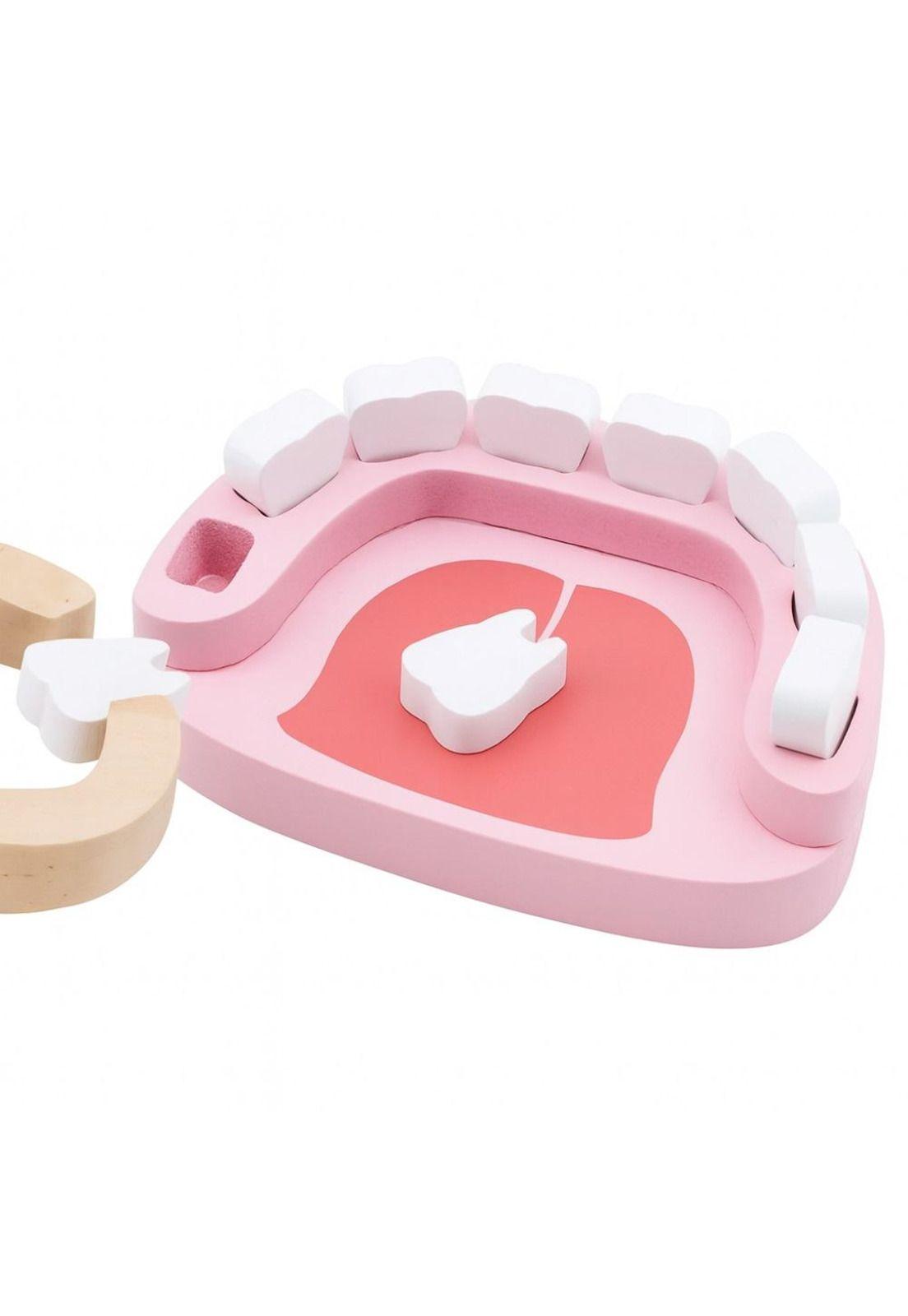 Juguete Didáctico Kit Dentista Infantil De Madera-8