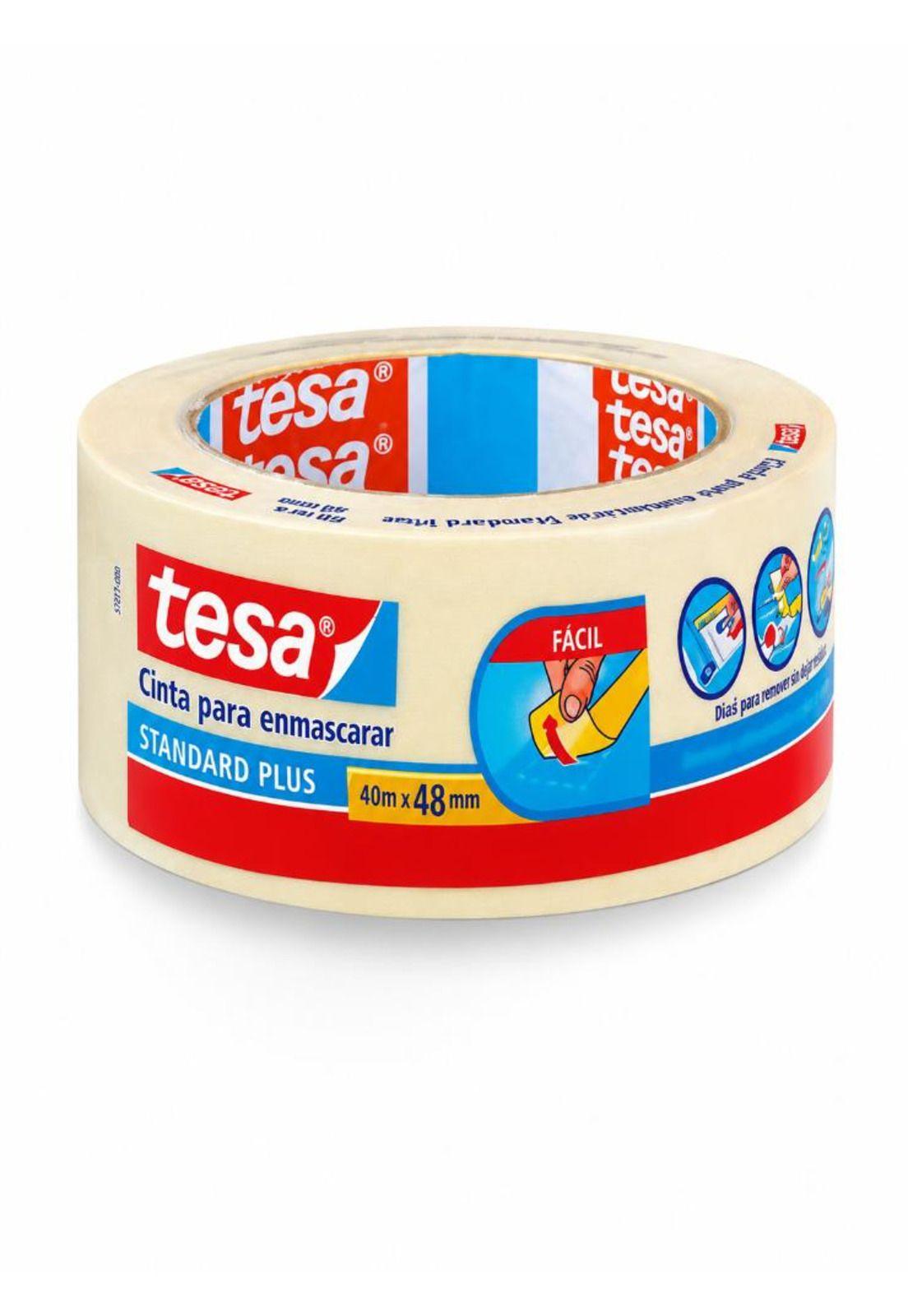 3 Cintas De Enmascarar Masking Tape Tesa 40 Mts X 48 Mm-2