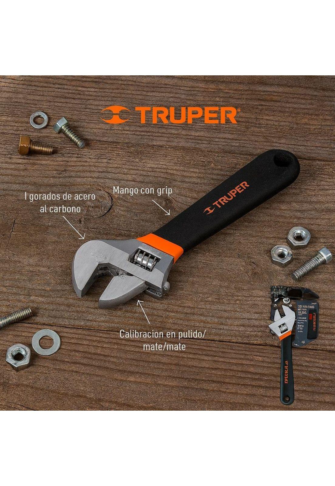 Llave Ajustable Truper 8pulgadas-3
