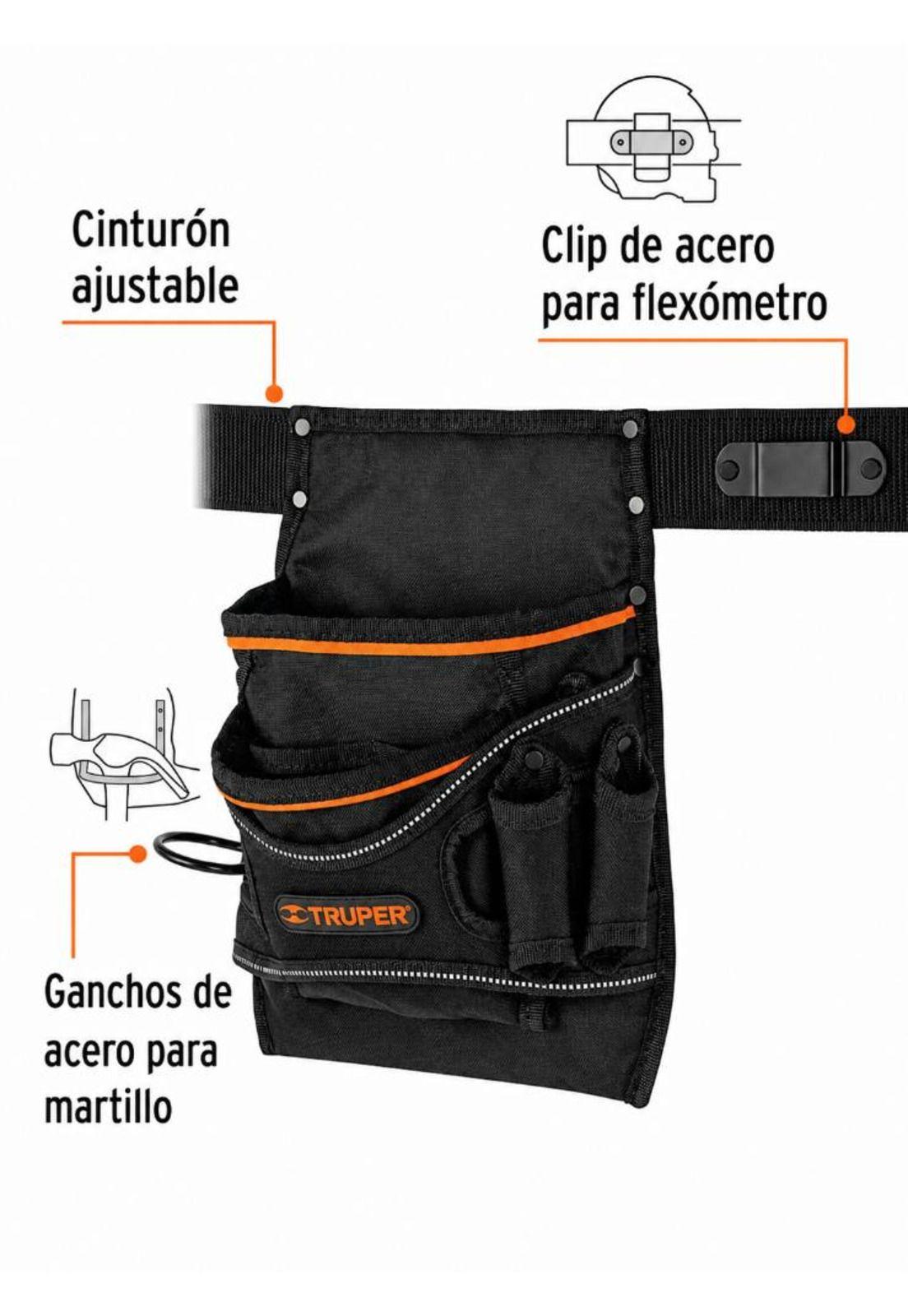 Coleto Portaherramientas Truper, 13 Compartimentos Pony-13-5