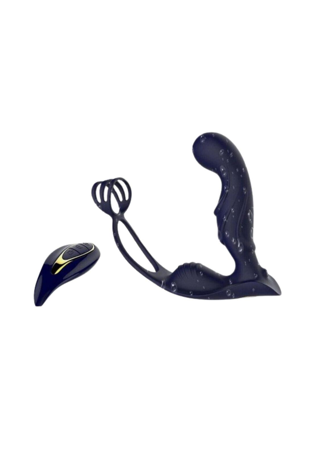 Vibrador Consolador Anillo Retardante Anal Prostata Hombre-2