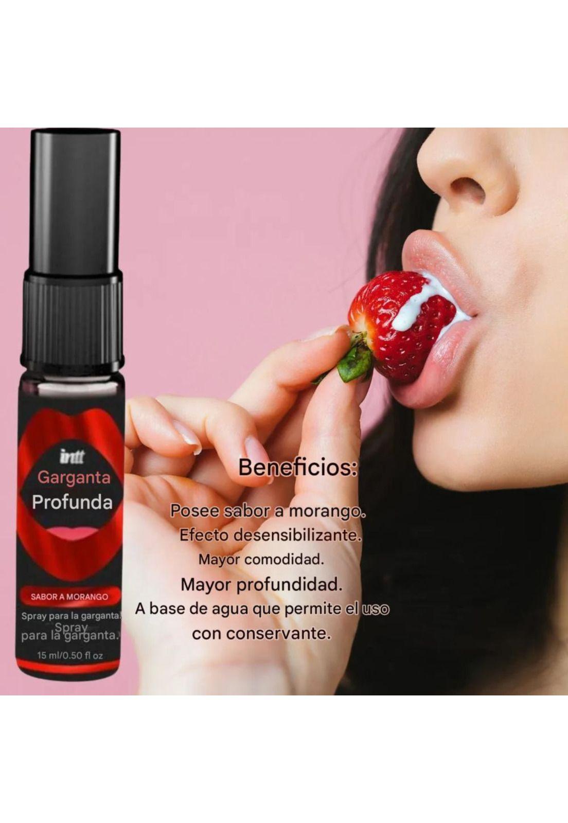 Spray Garganta Profunda Sabor Fresa Efecto Refrescante 15ml-5