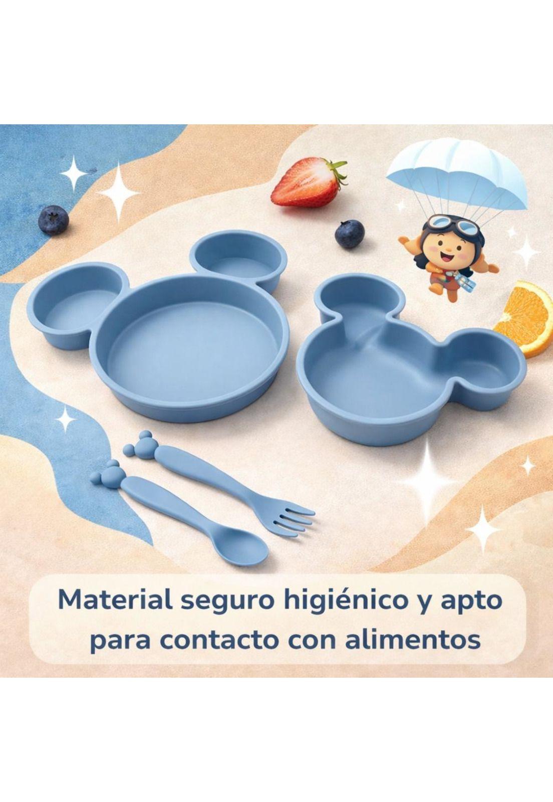 Set Alimentación Bebé 4 Piezas Vajilla Infantil-2