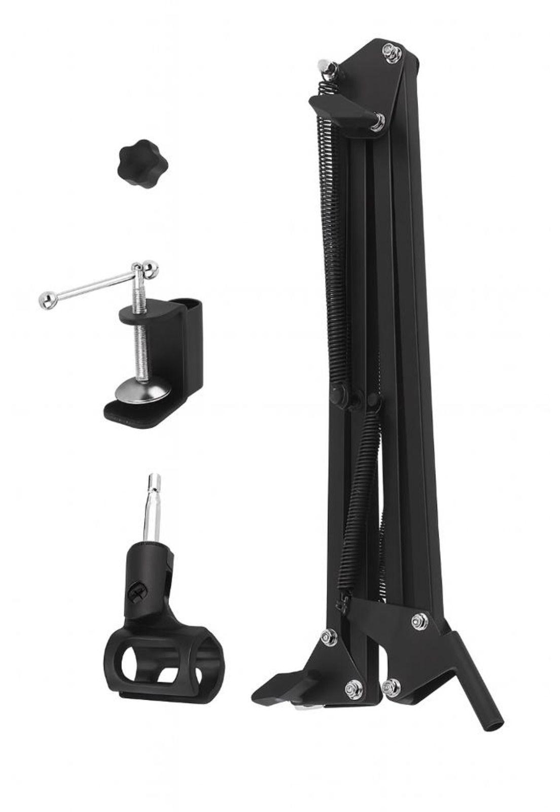 Brazo Soporte Micrófono Ajustable Metálico Profesional-2