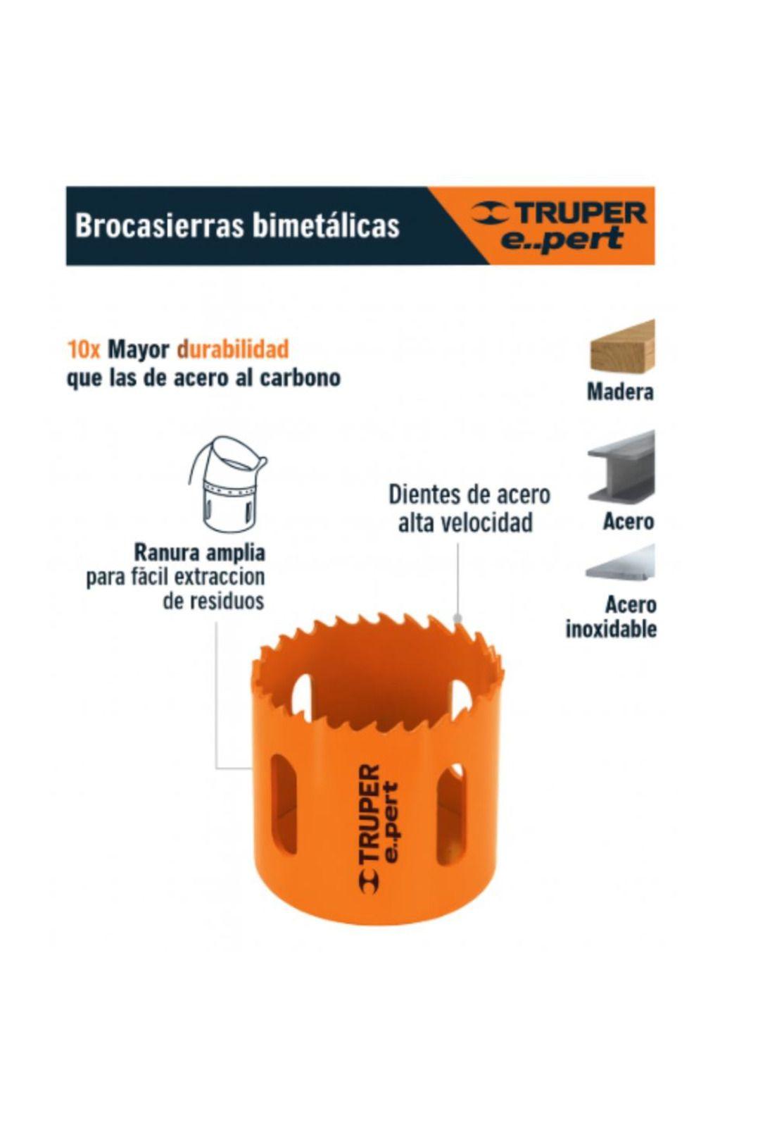 Sierra Copa Bimetalica Truper Expert, Cobi-5/8 16mm-3