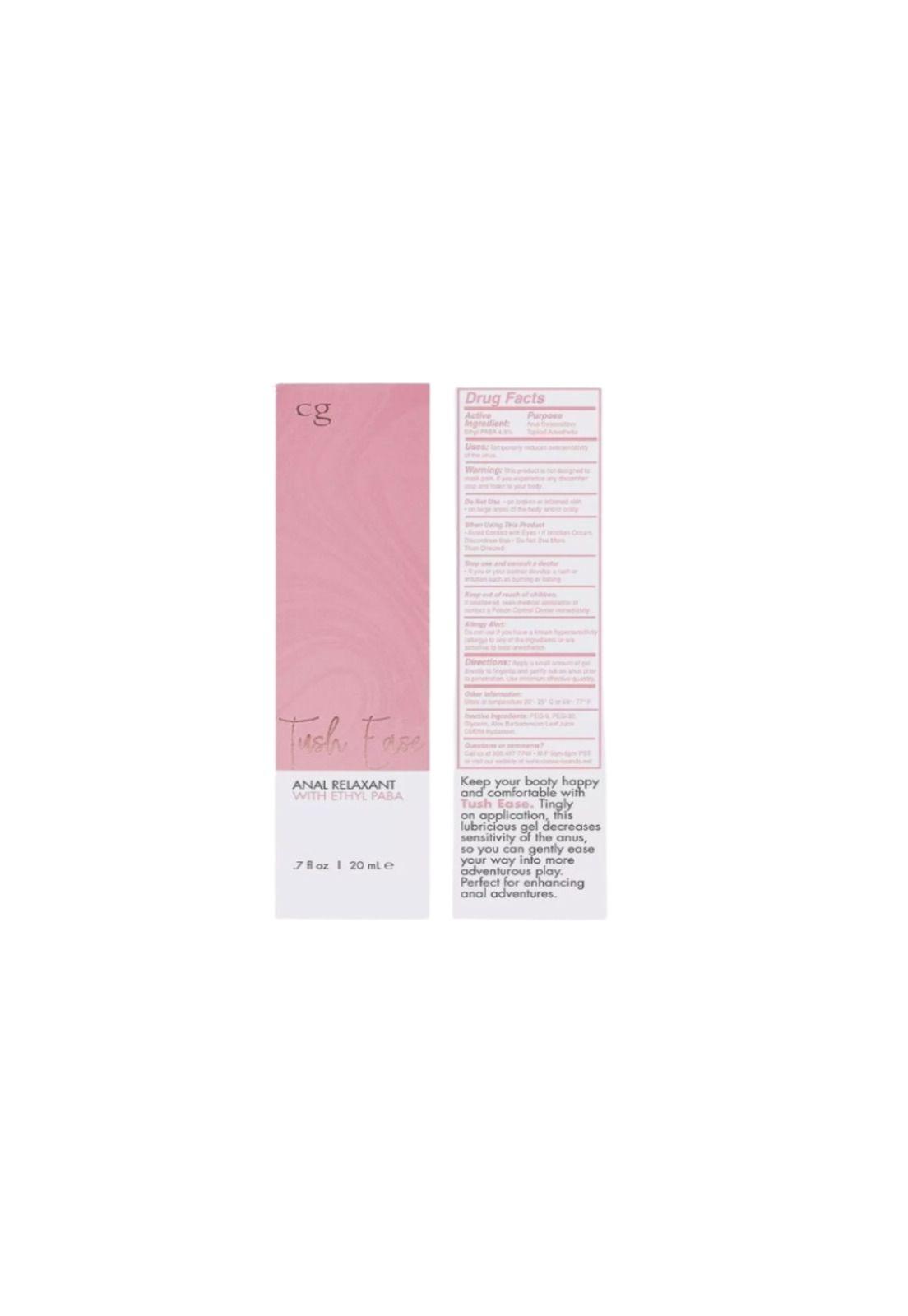 Lubricante Gel Relajante Anal Intimo Tush Ease 20ml-5