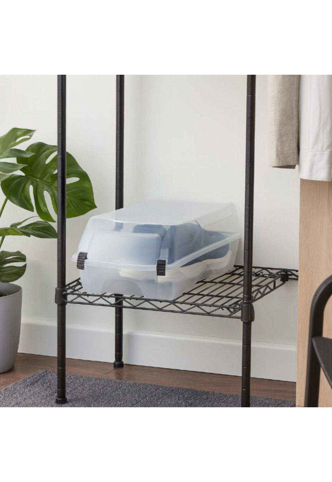 Caja Organizadora de Zapatillas Stack Pro Blanca Plastart-4