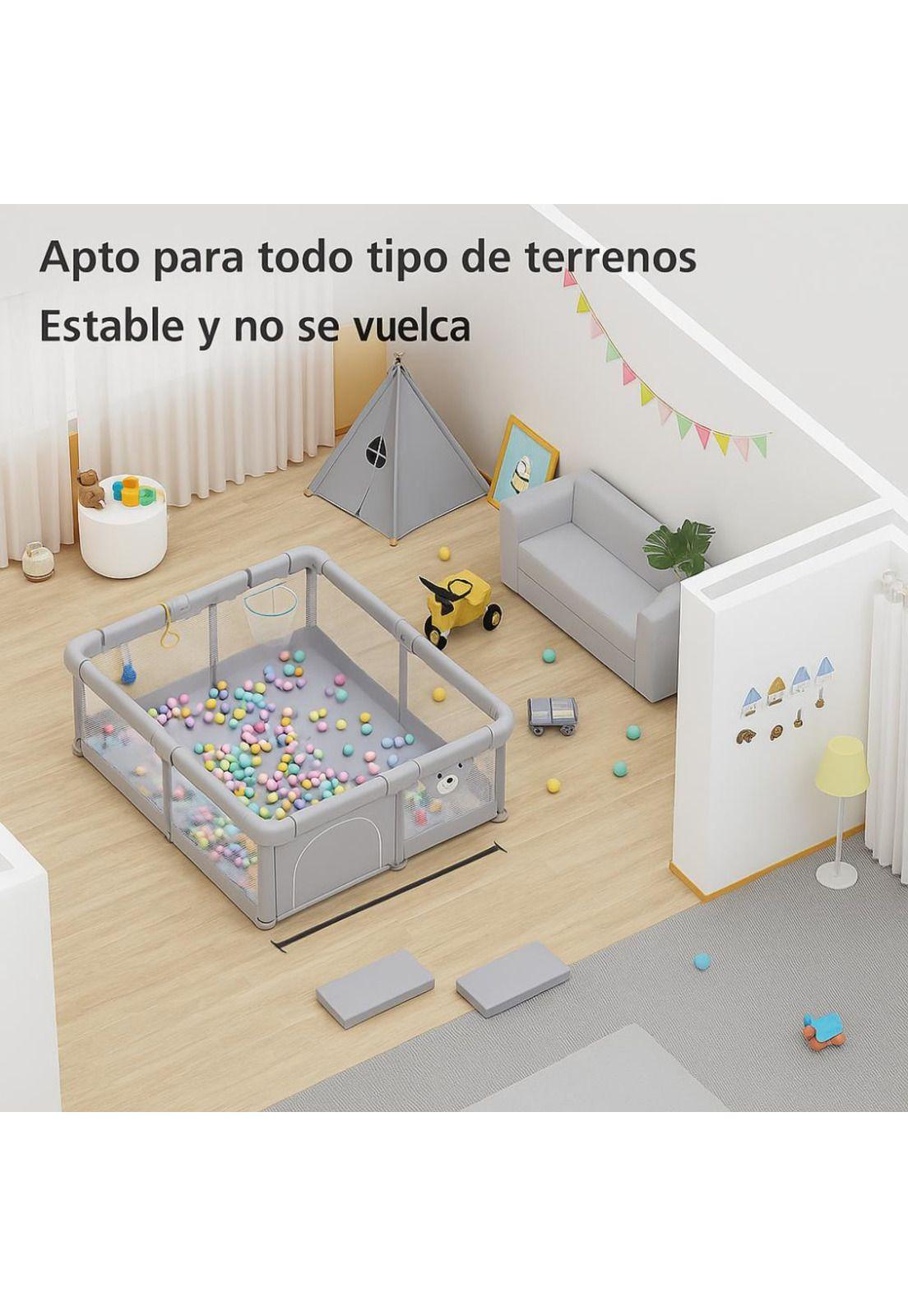 Corral de Juegos Infantil  con Accesorios de Juego  150x180-5