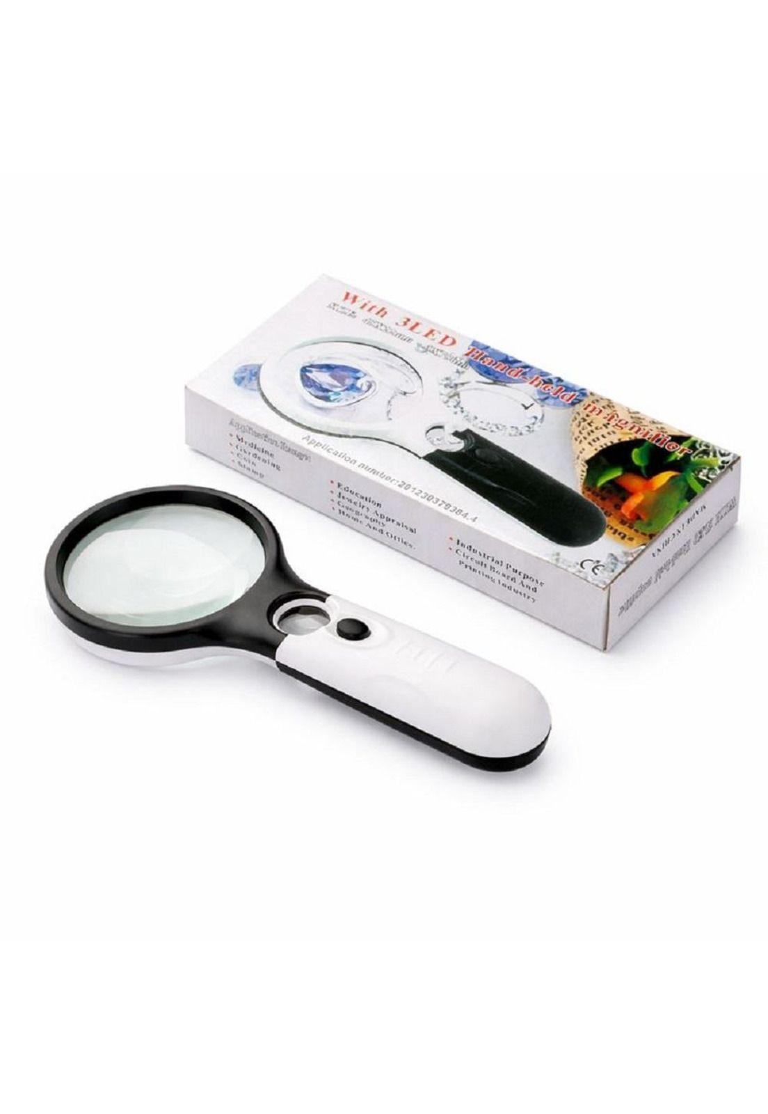 Lupa de Lectura con Luz LED Zoom 45x3-8