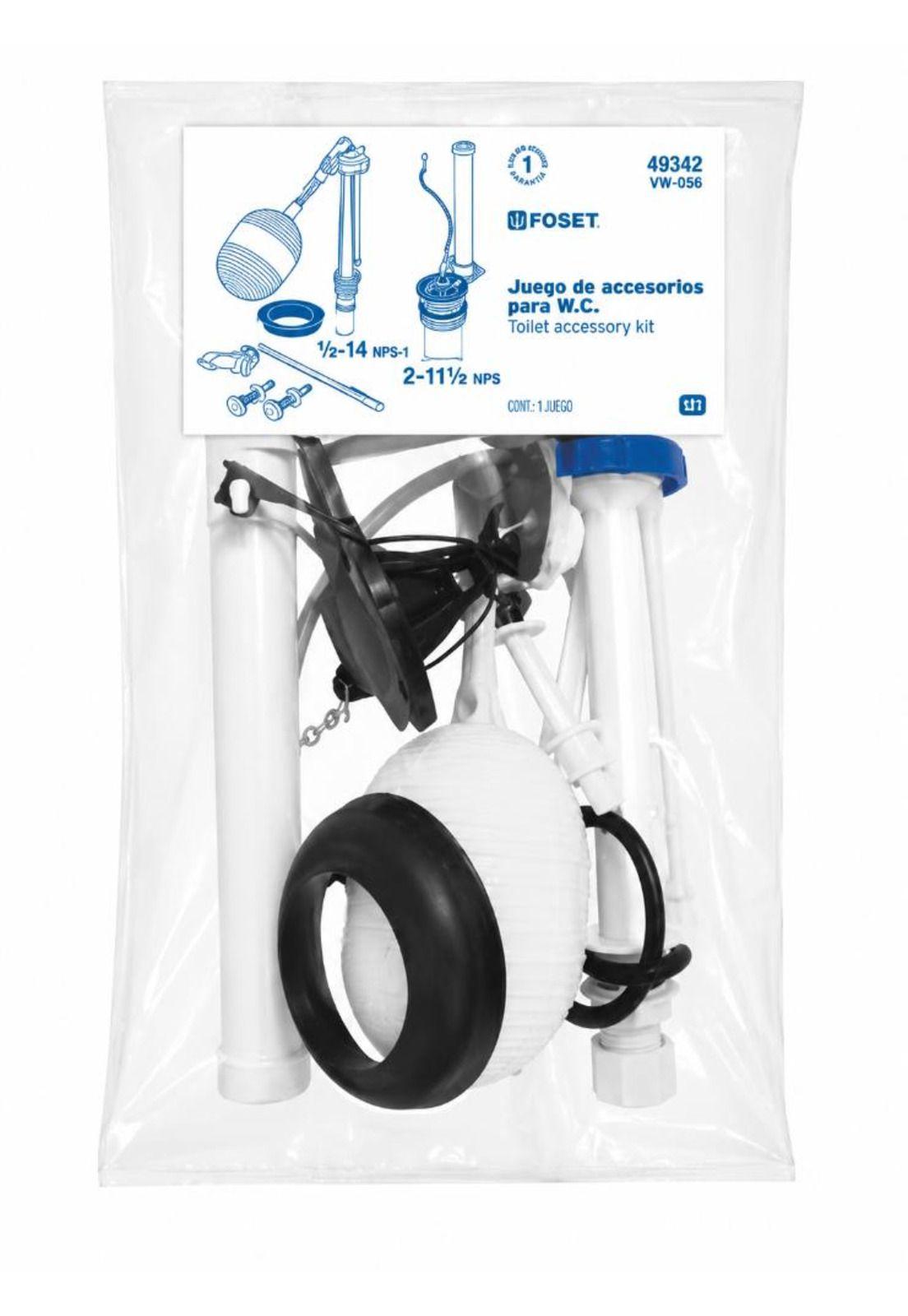 Kit Estanque Wc Fitting Universal Descarga Y Fijaciones Fose-0