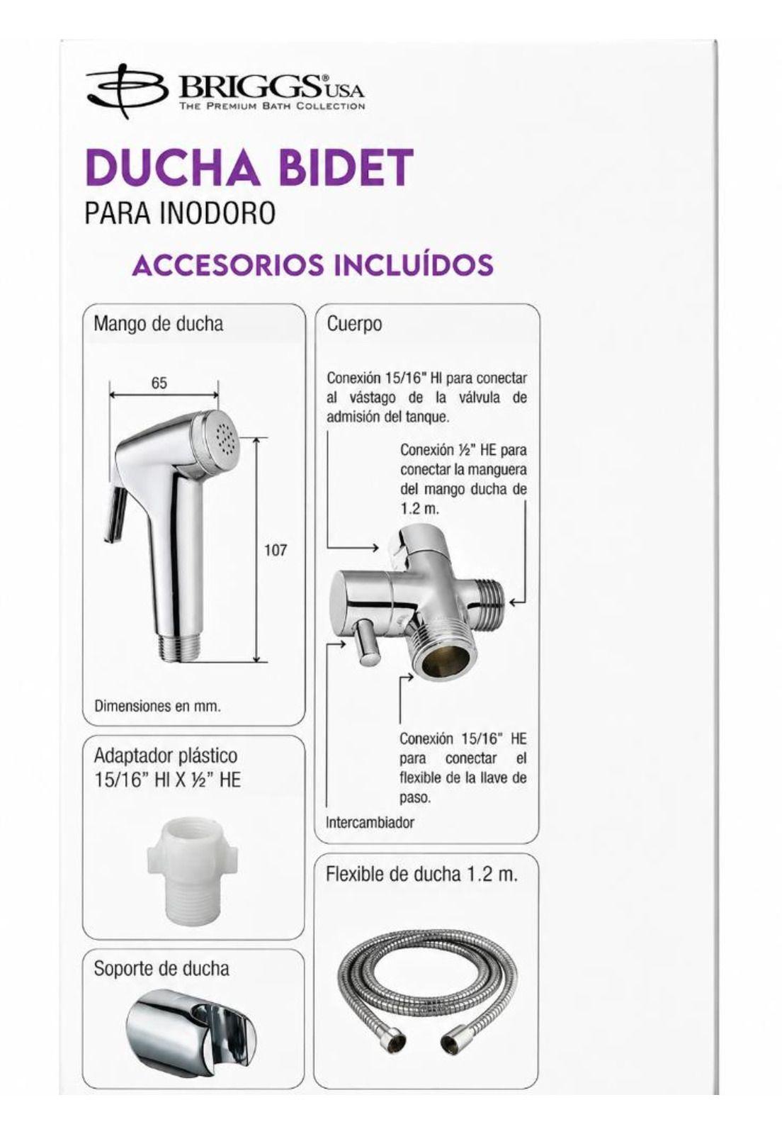 Ducha Bidet Arabe Mango Cromado Briggs-fanaloza-5