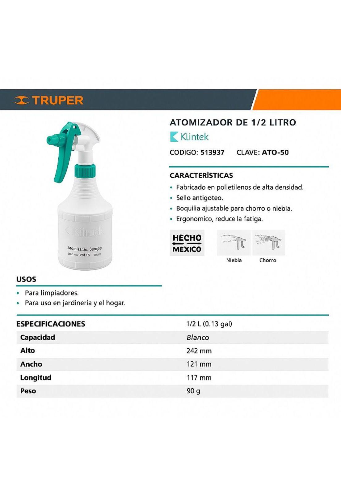 Atomizador 1/2 Litro Klintek-5