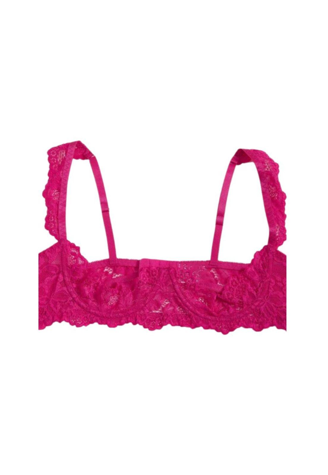 Lencería Ropa Interior Sexy con encaje de contraste aros 2pz-4