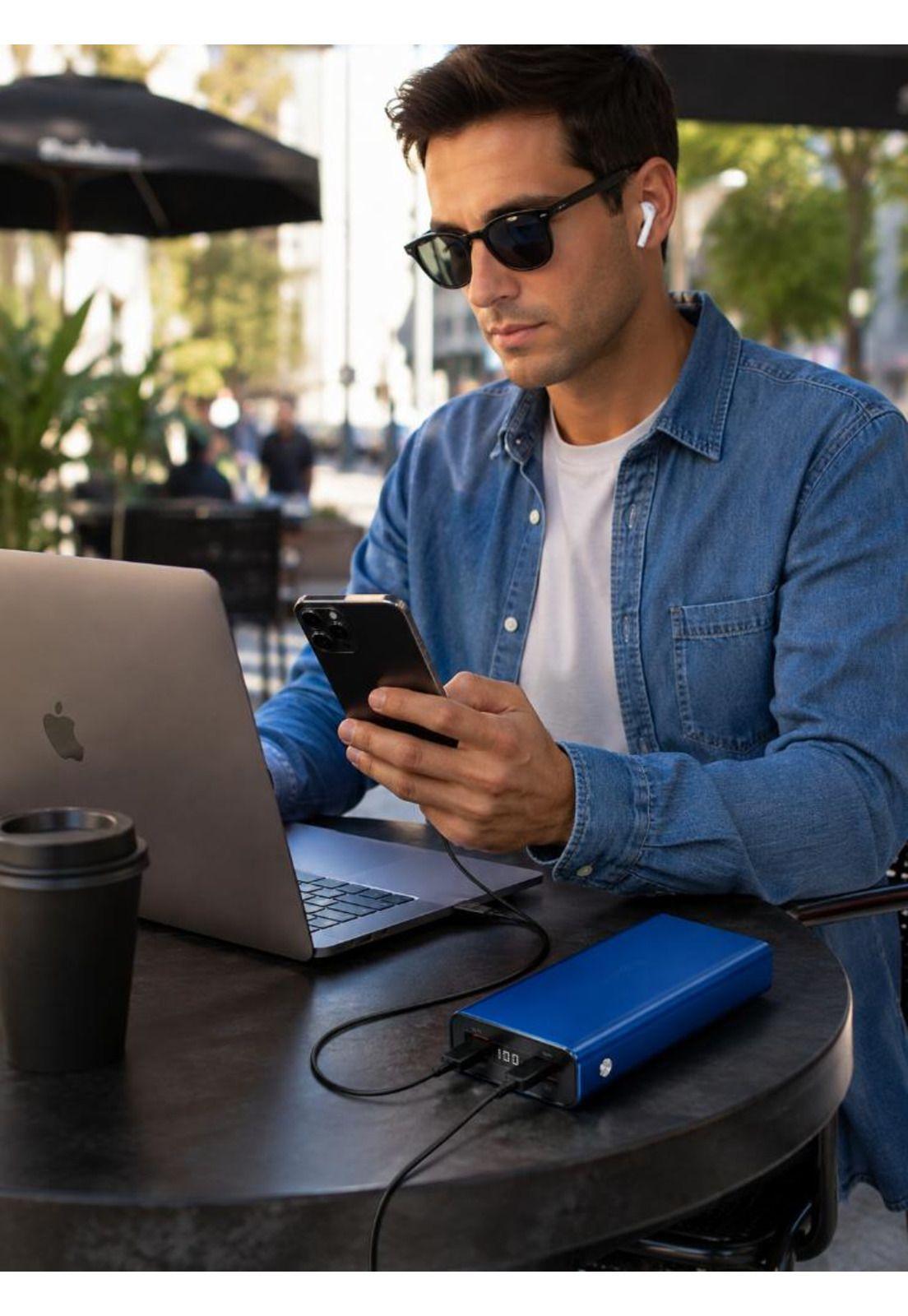 Batería Externa Power Bank 20000mAh Carga Rápida Portátil-7