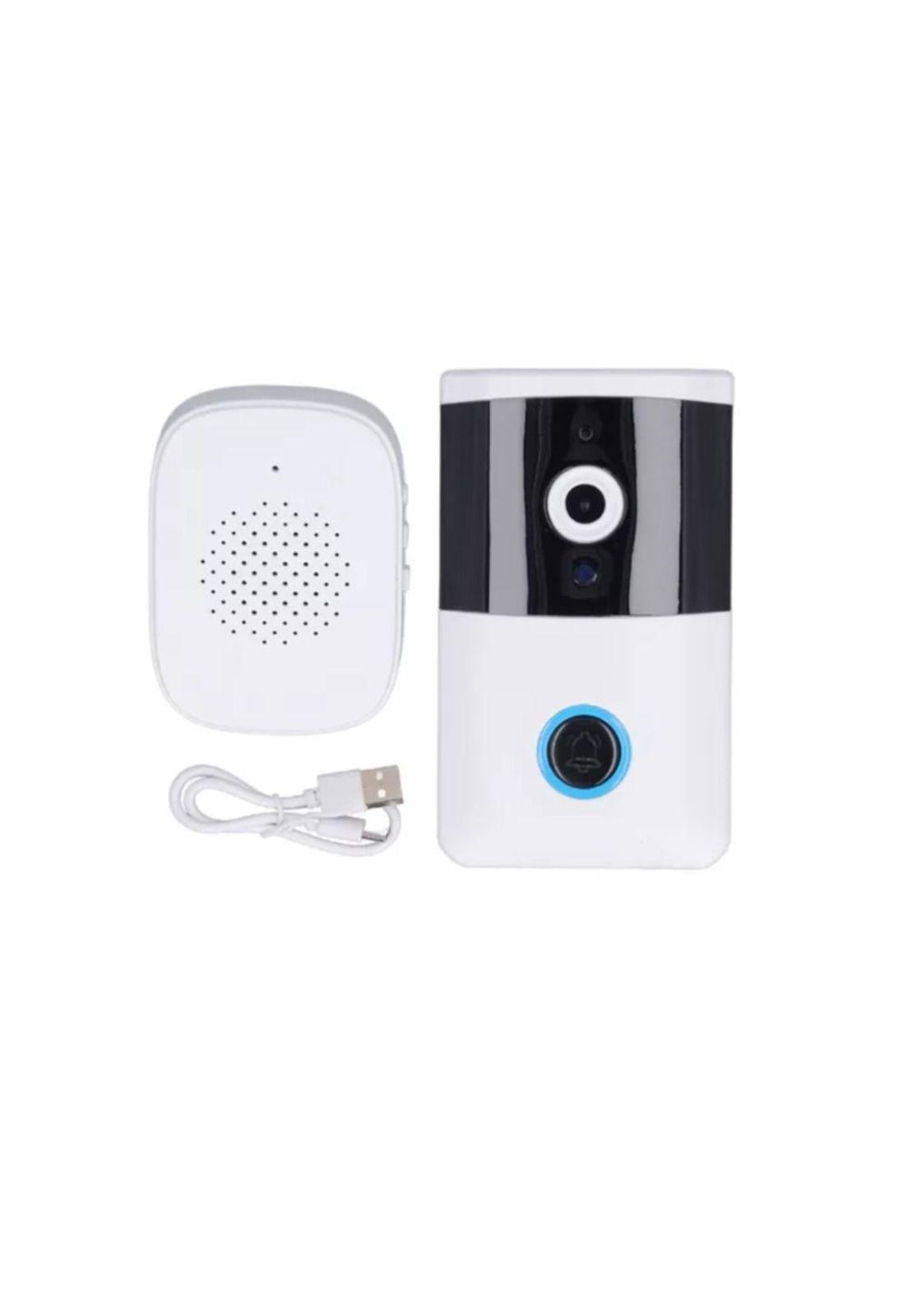 Timbre Puerta inalámbrico Wifi con cámara Visión Nocturna Hd-1