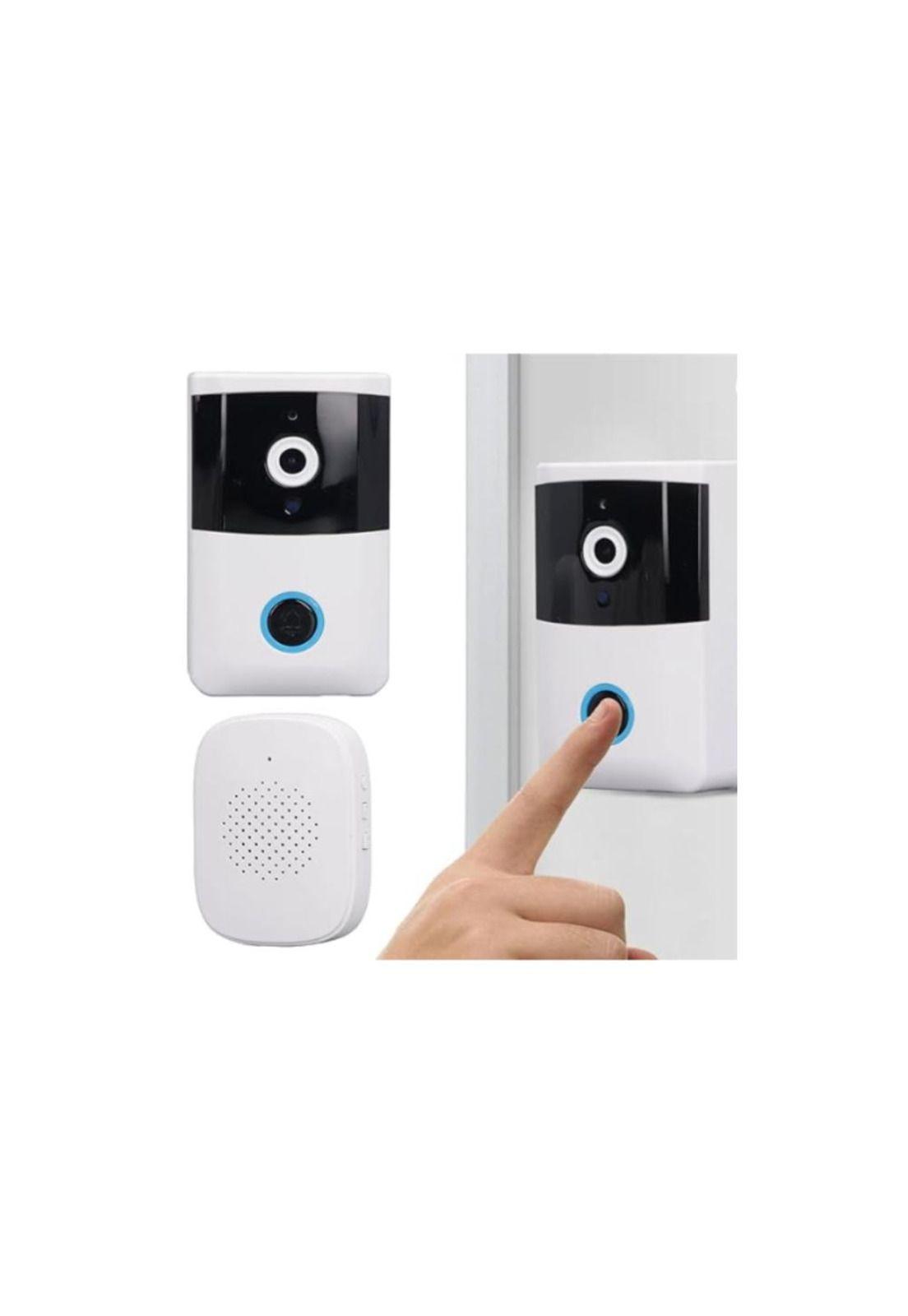 Timbre Puerta inalámbrico Wifi con cámara Visión Nocturna Hd-3